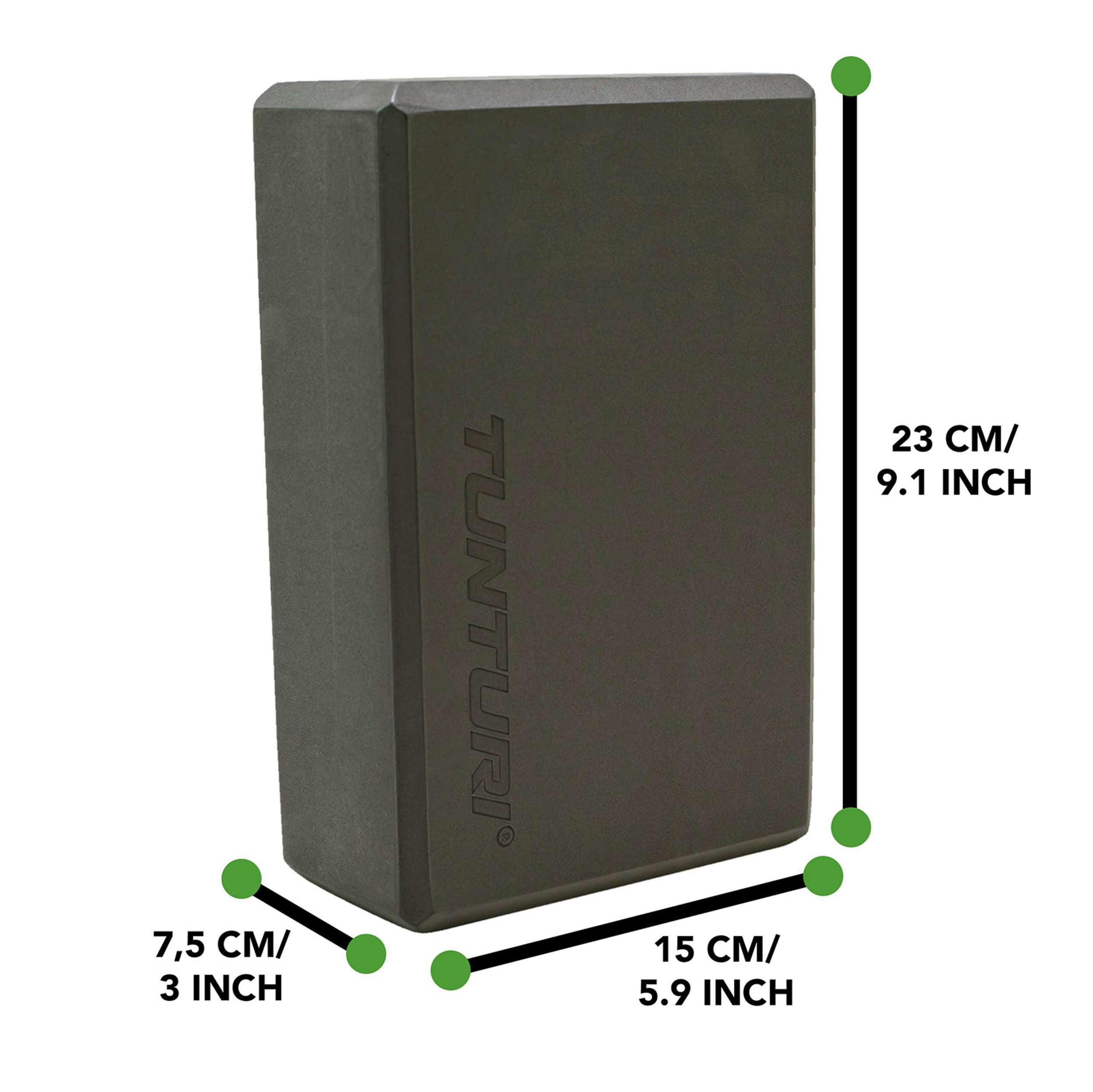 Tunturi Yoga Block - Anthracite afbeelding 4