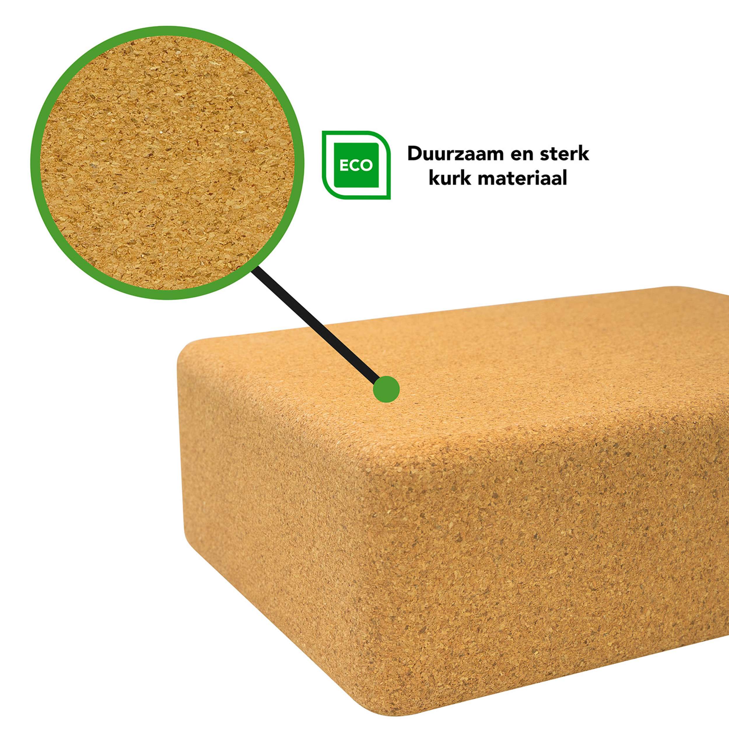 Tunturi Cork Yoga Block afbeelding 4