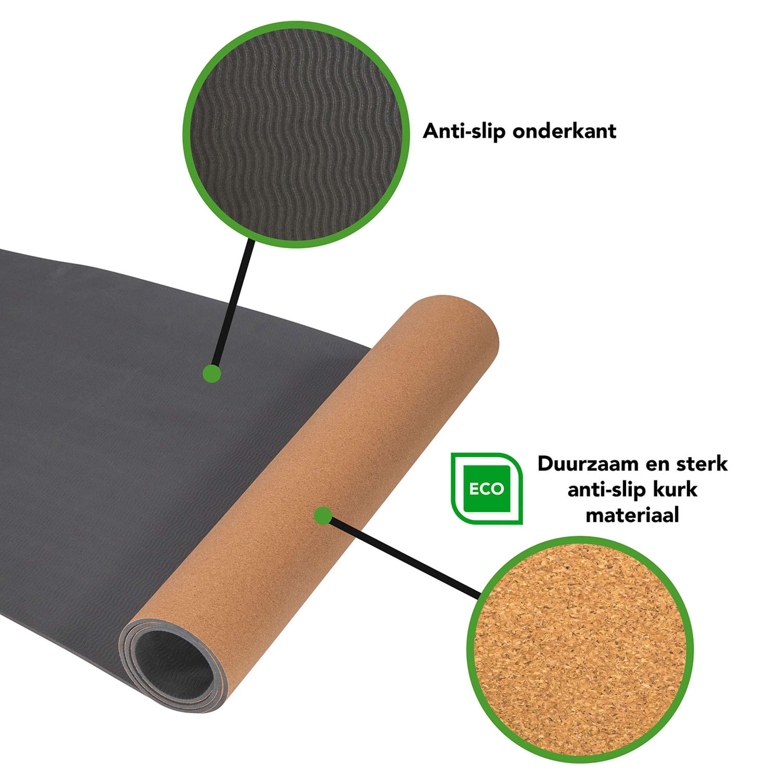 Tunturi Cork TPE Yoga Mat afbeelding 4