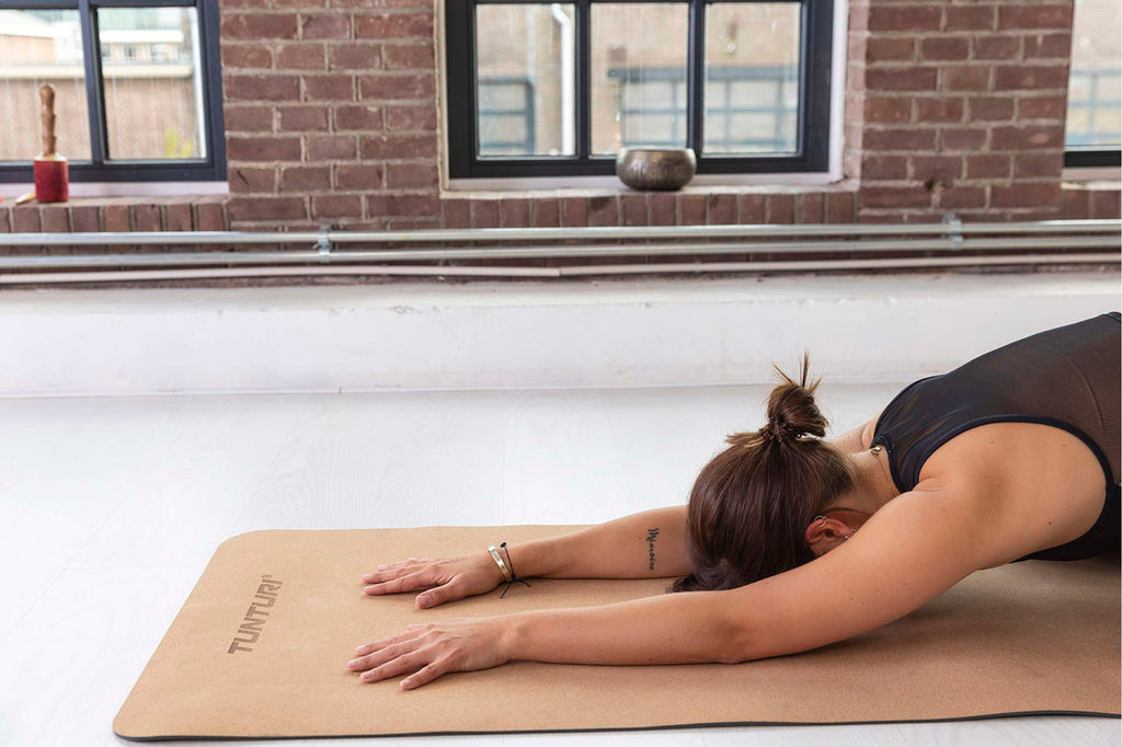 Tunturi Cork TPE Yoga Mat afbeelding 11