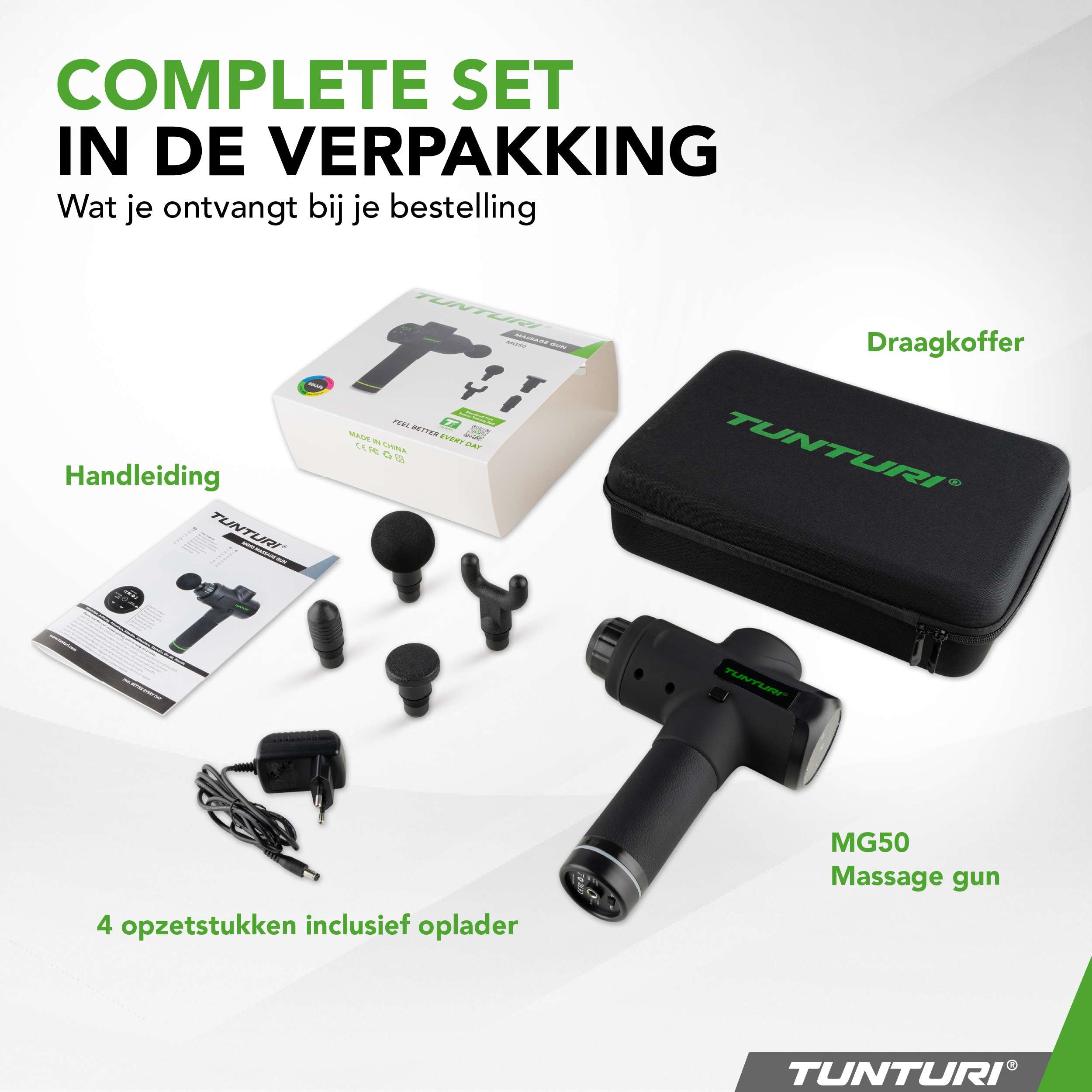 Tunturi MG50 Massage Gun afbeelding 4