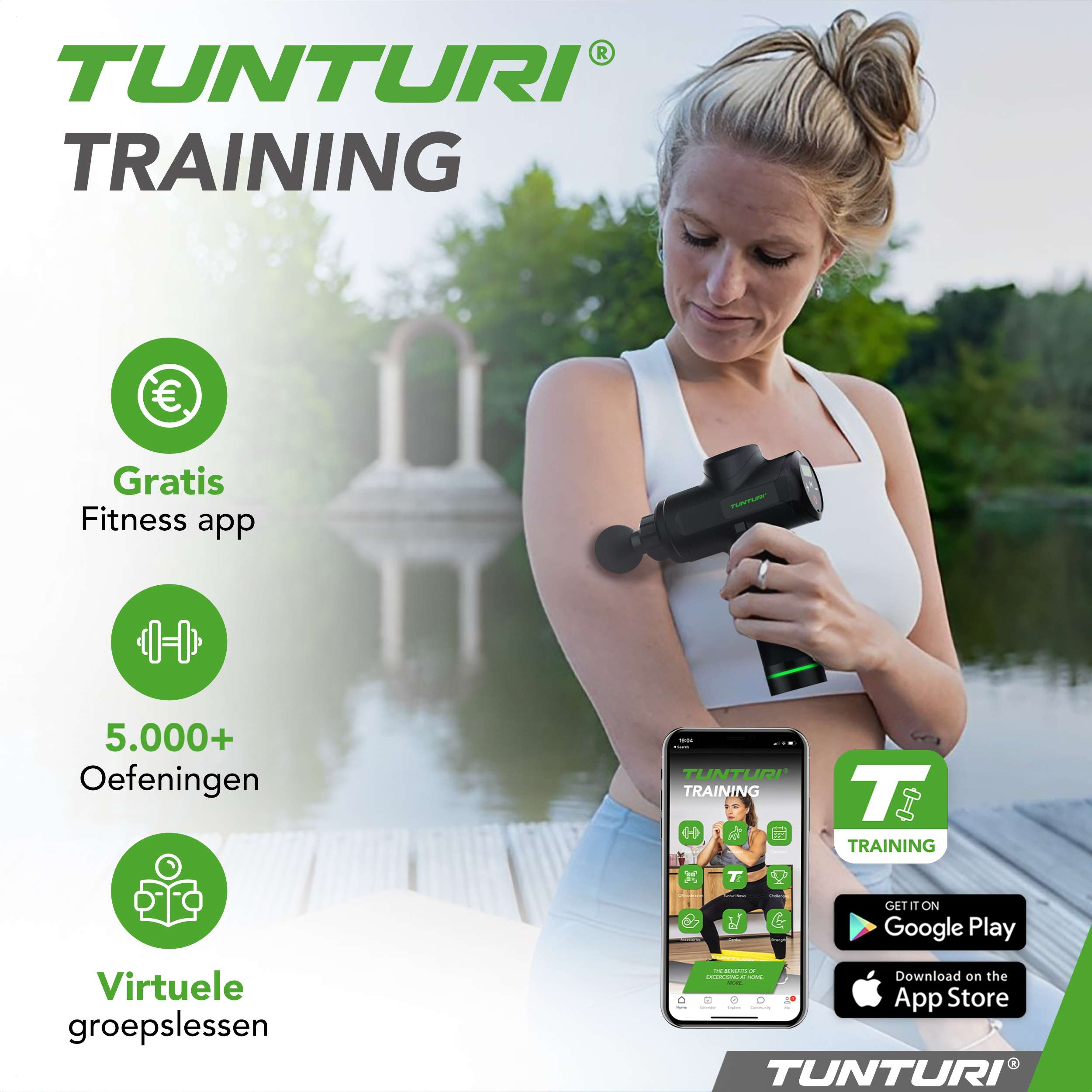 Tunturi MG50 Massage Gun afbeelding 5