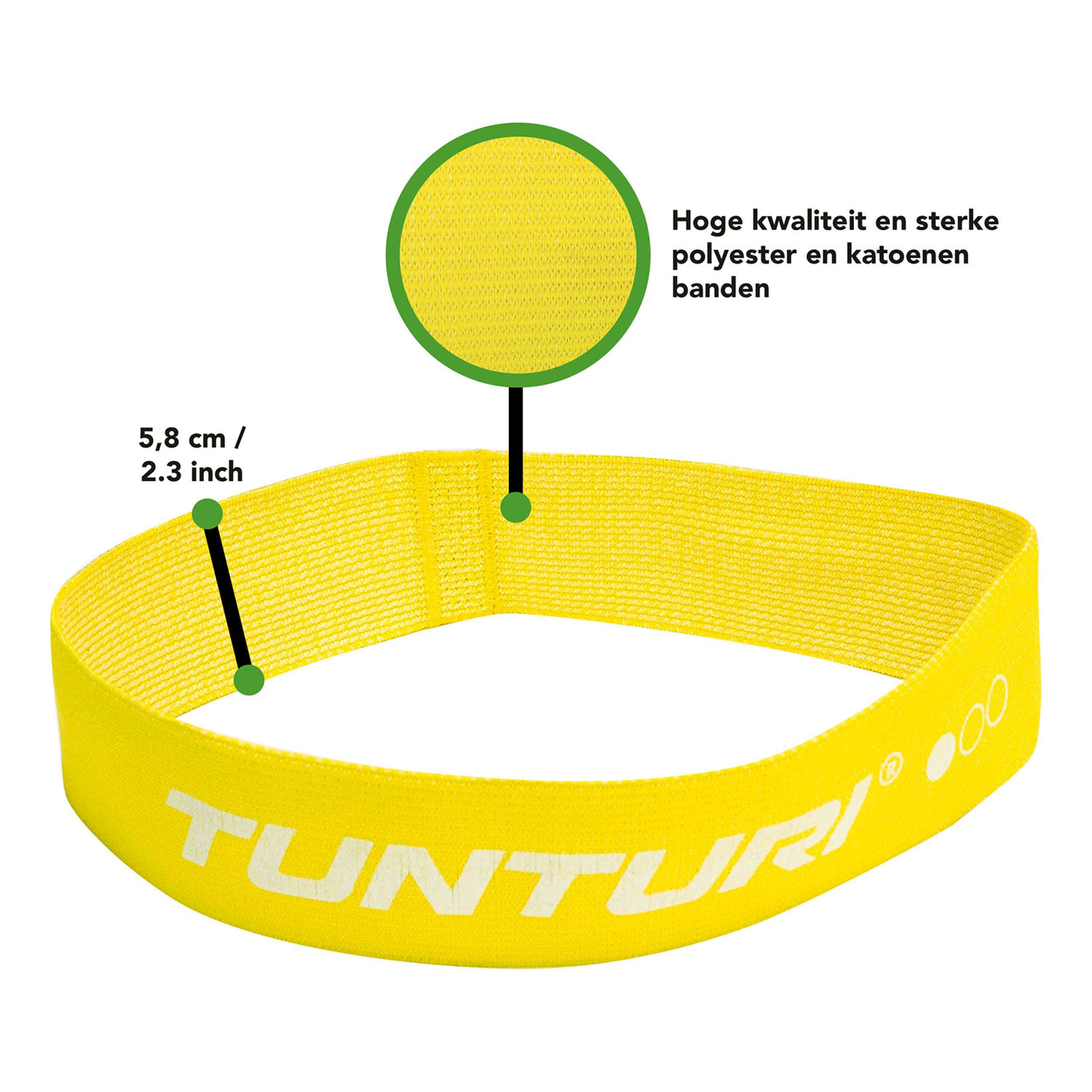 Tunturi Textile Resistance Band set, 3 Pieces afbeelding 12
