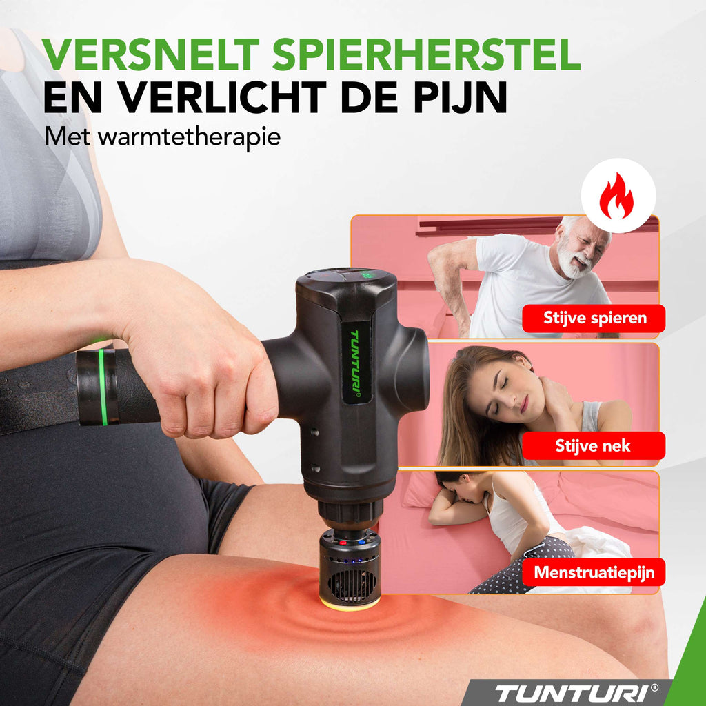 Tunturi Head for Massage Gun, Heat and Cool afbeelding 3