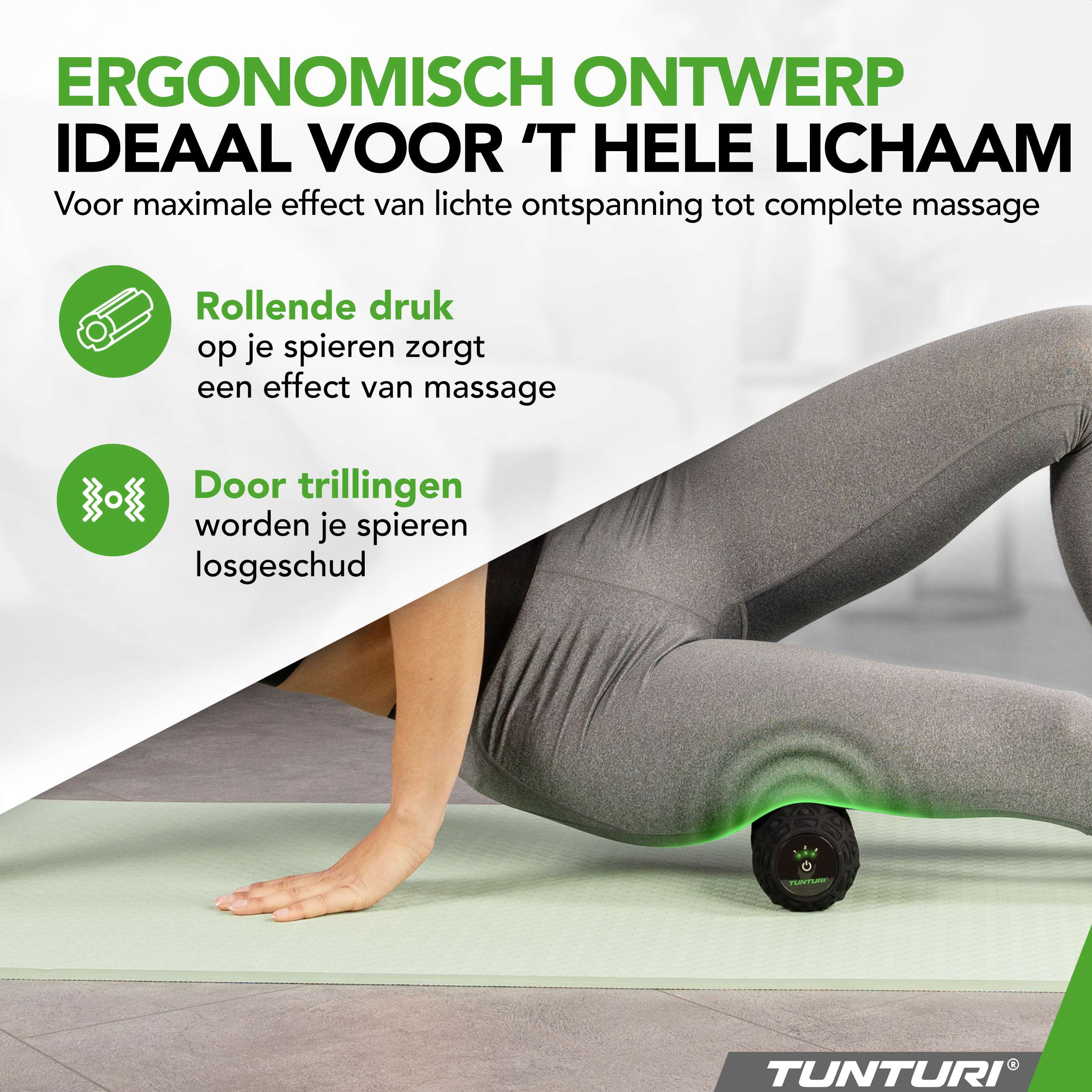 Tunturi Vibrating Massage Roller afbeelding 2