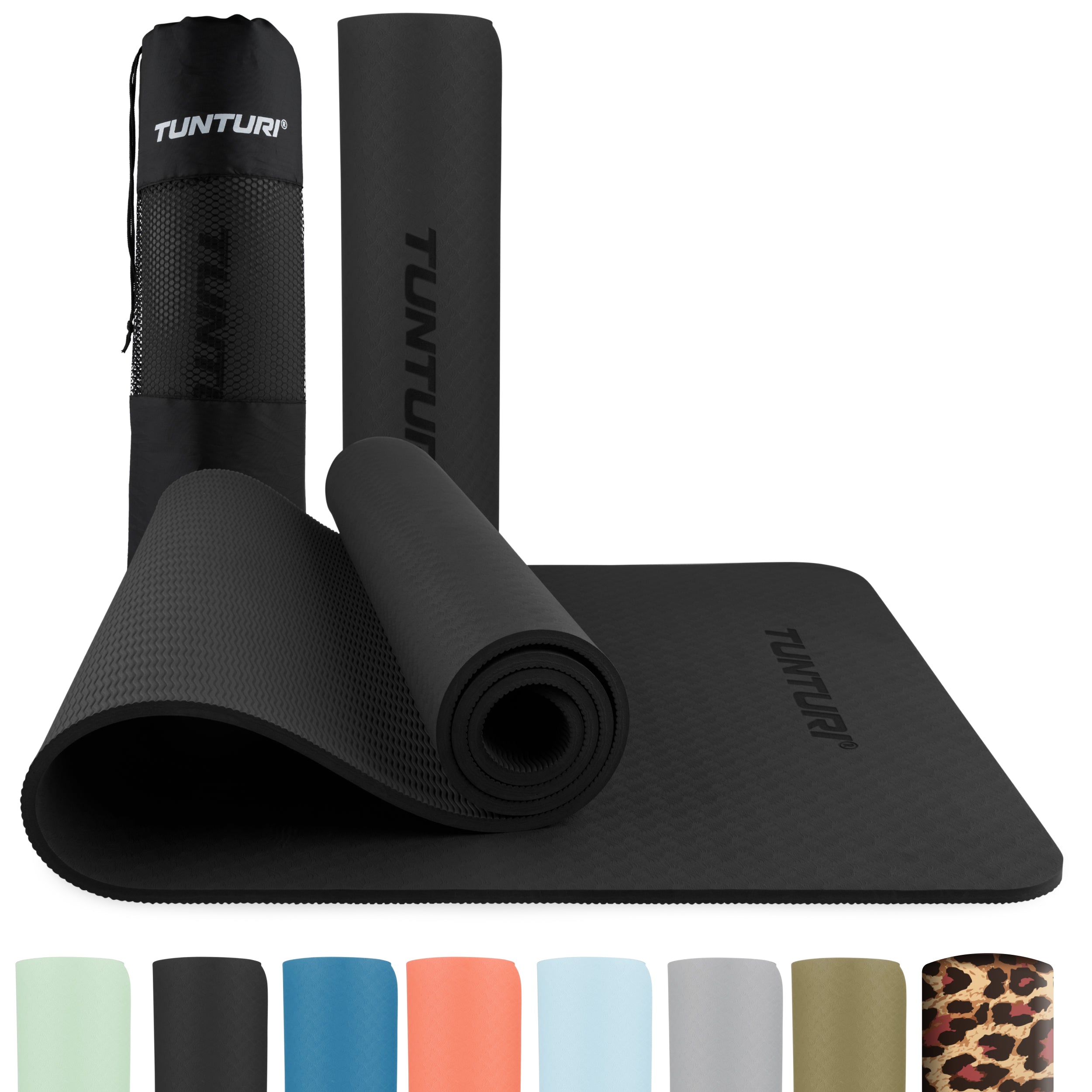 Tunturi Yogamat 8mm - Black