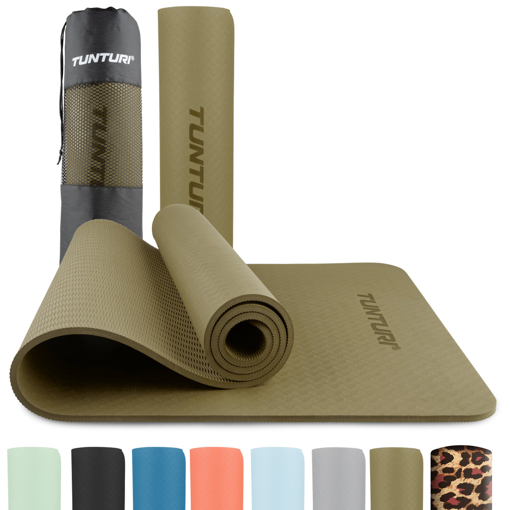 Tunturi Yogamat 8mm - Army Green