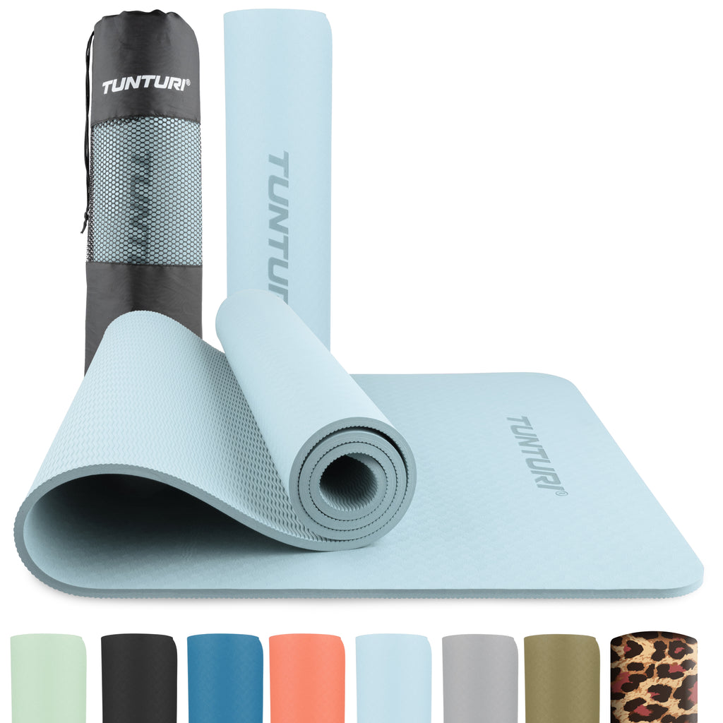 Tunturi Yogamat 8mm - Light Blue