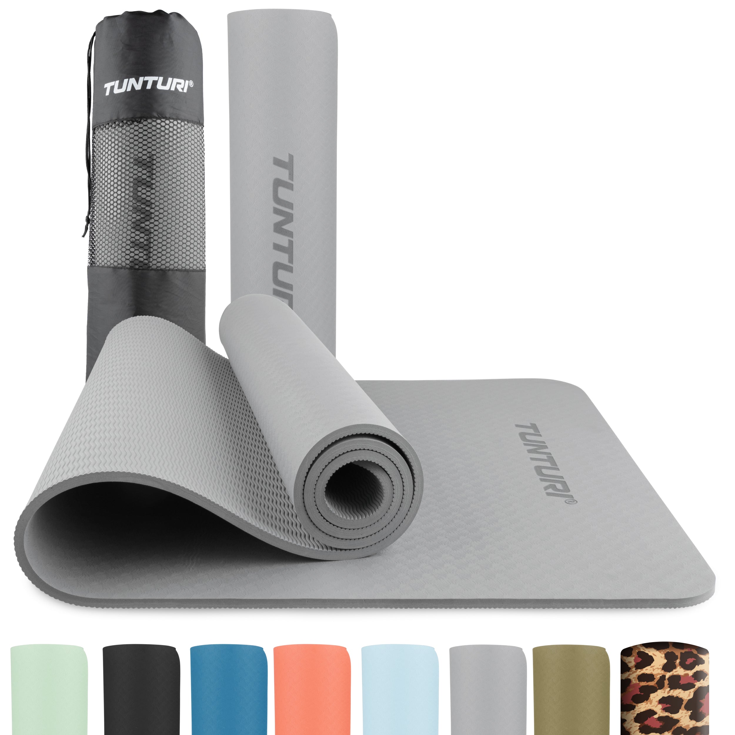 Tunturi Yogamat 8mm - Grey