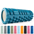 Tunturi Yoga Grid Foam Roller, 33cm, Petrol Blue