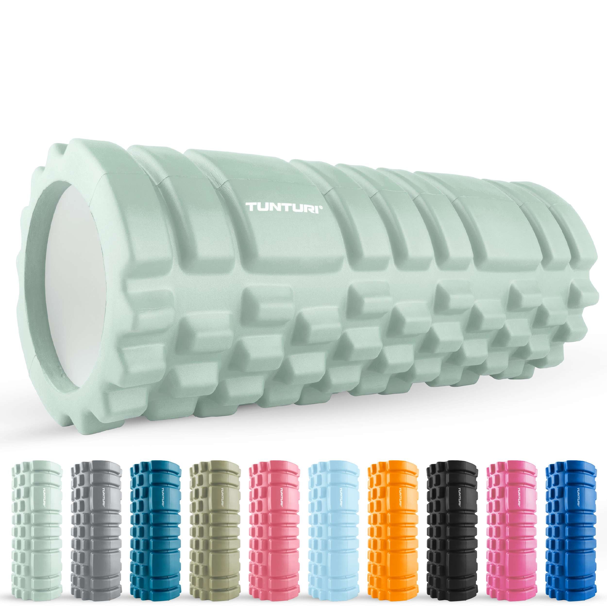Tunturi Yoga Grid Foam Roller, 33cm, Mint