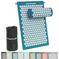 Tunturi Acupressure Mat And Pillow, Petrol Blue