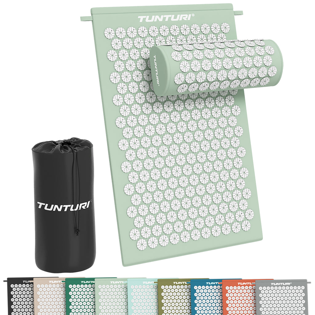 Tunturi Acupressure Mat And Pillow, Mint