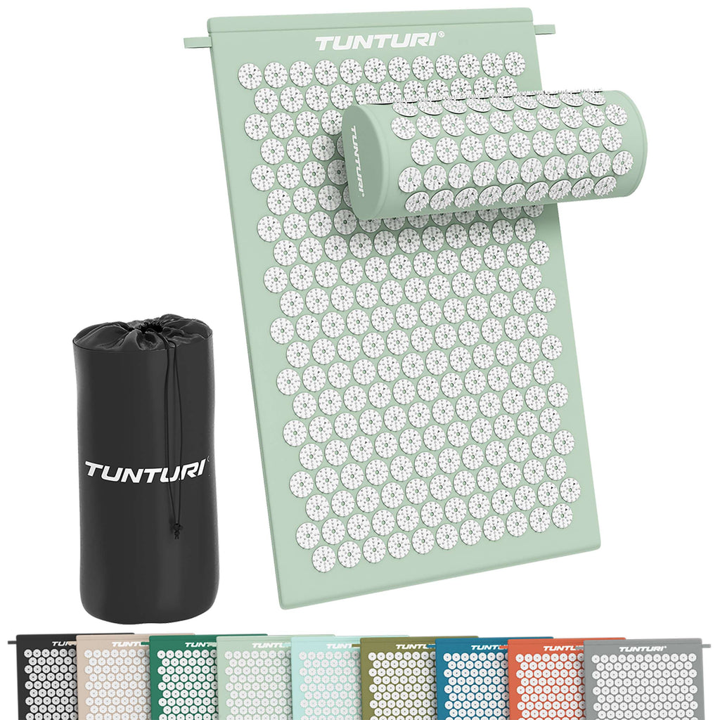 Tunturi Acupressure Mat And Pillow, Mint