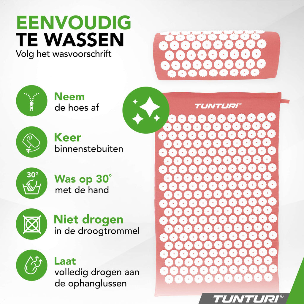 Tunturi Acupressure Mat And Pillow, Rose Gold afbeelding 6