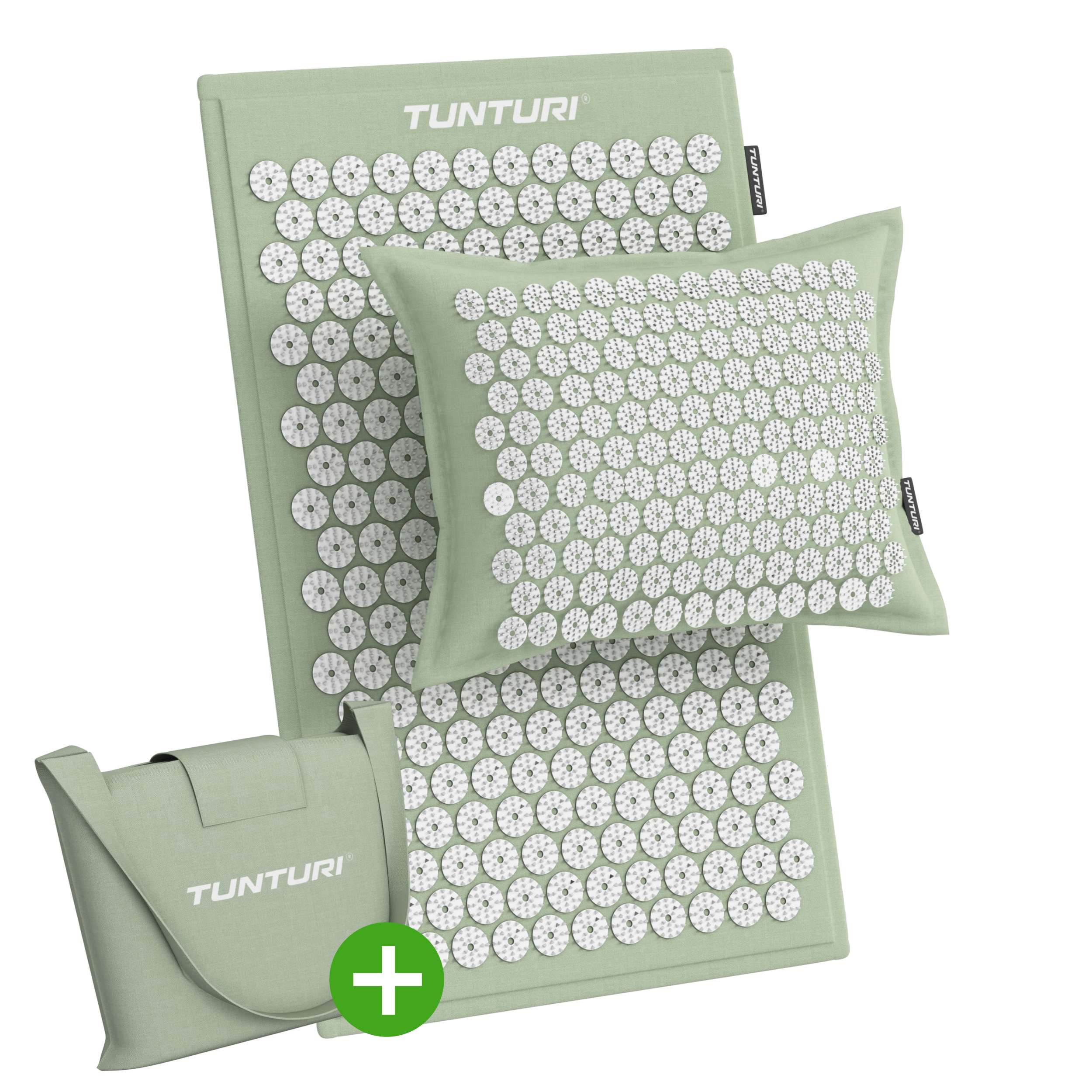 Tunturi Pro Acupressure Mat And Pillow, Mint