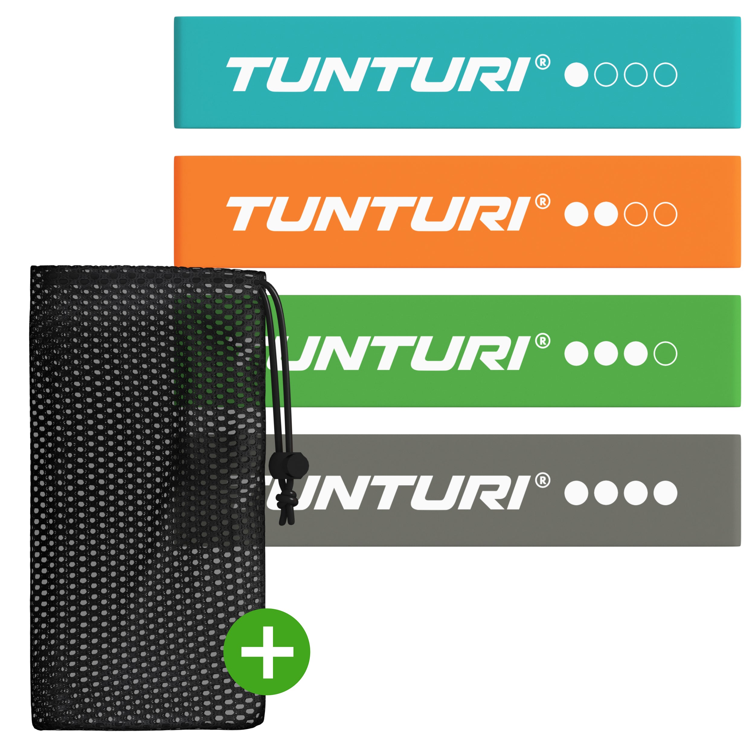 Tunturi Mini Resistance Band Set 4pcs