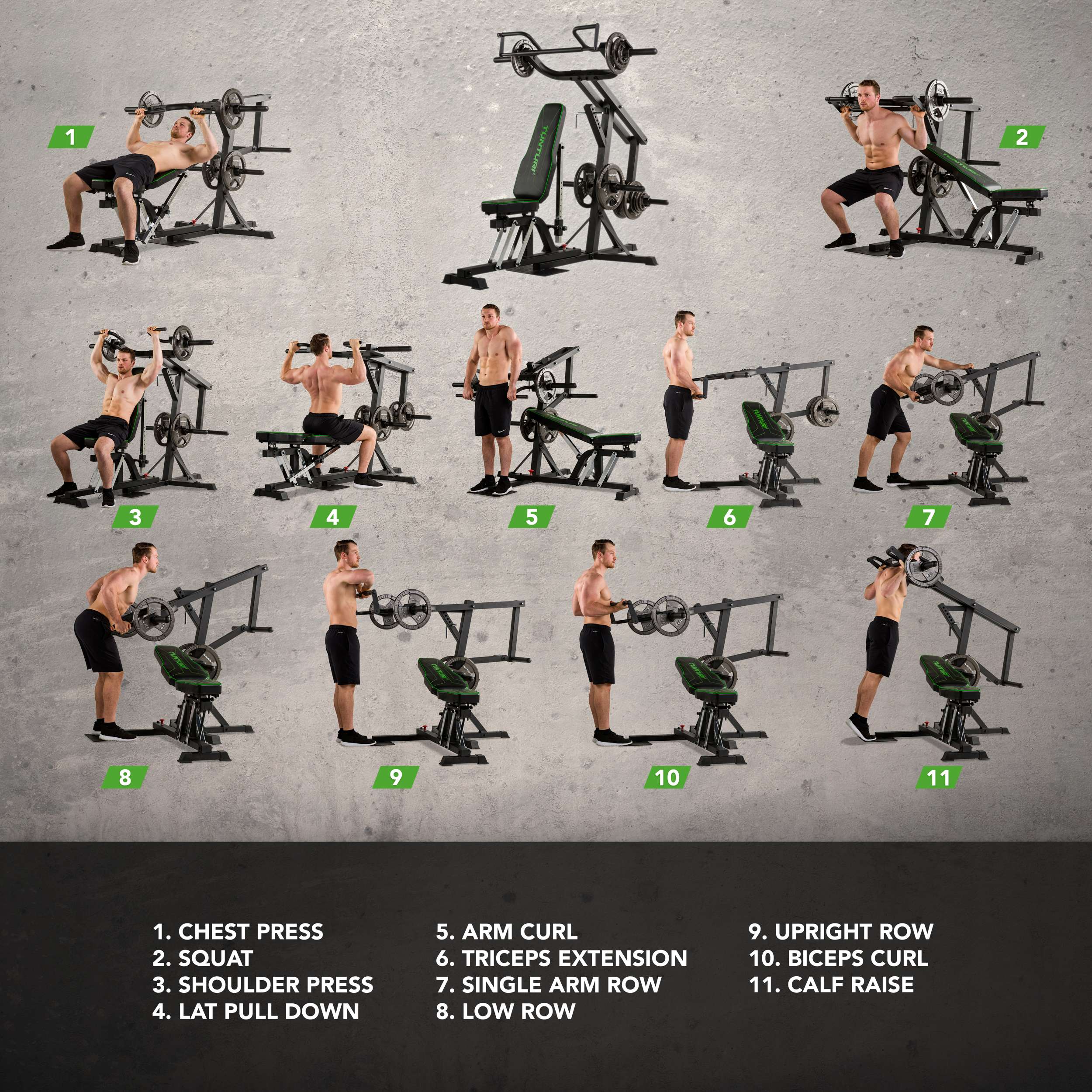 Tunturi WT80 Leverage Gym (1/2) afbeelding 10