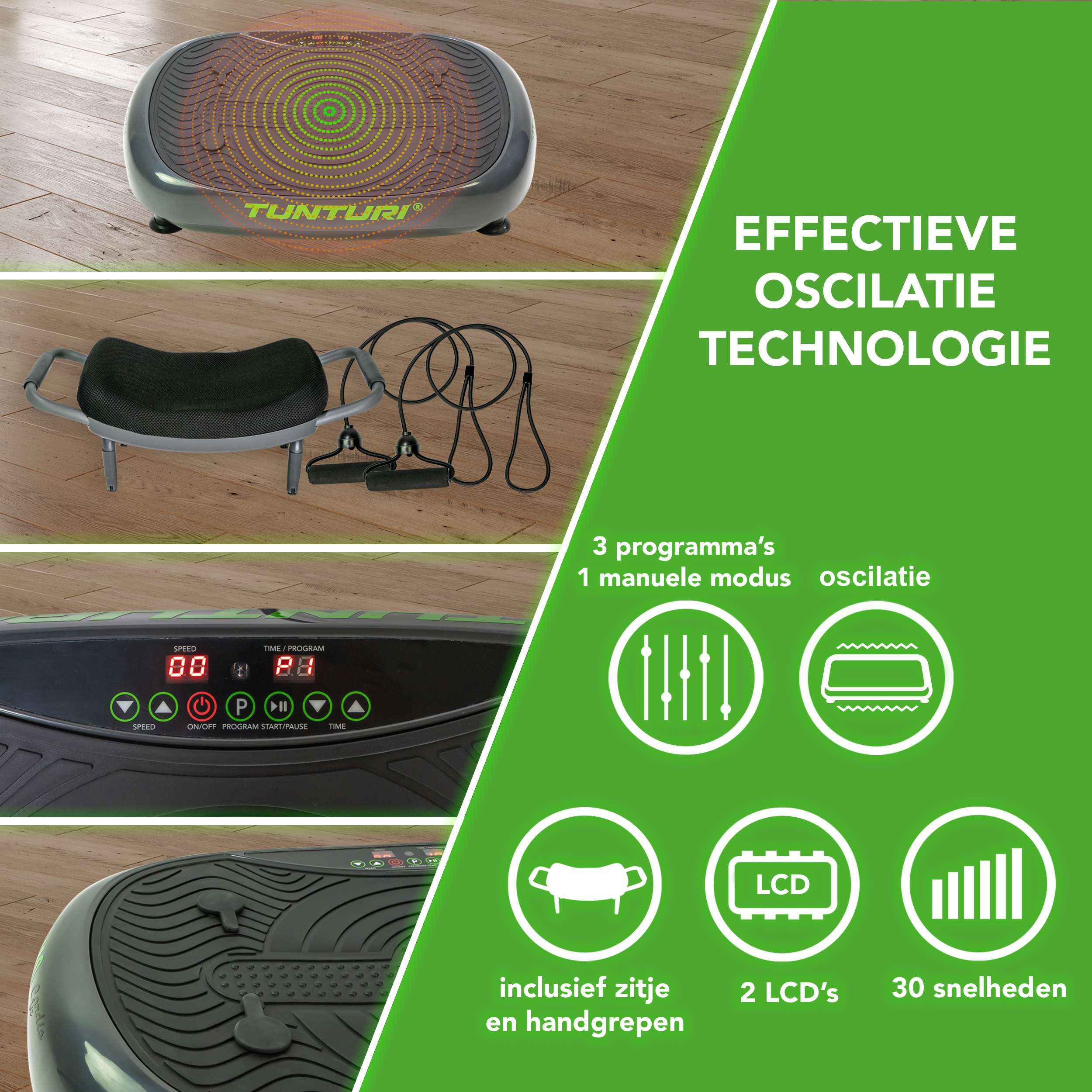 Tunturi Cardio Fit V10 Vibration Plate afbeelding 9