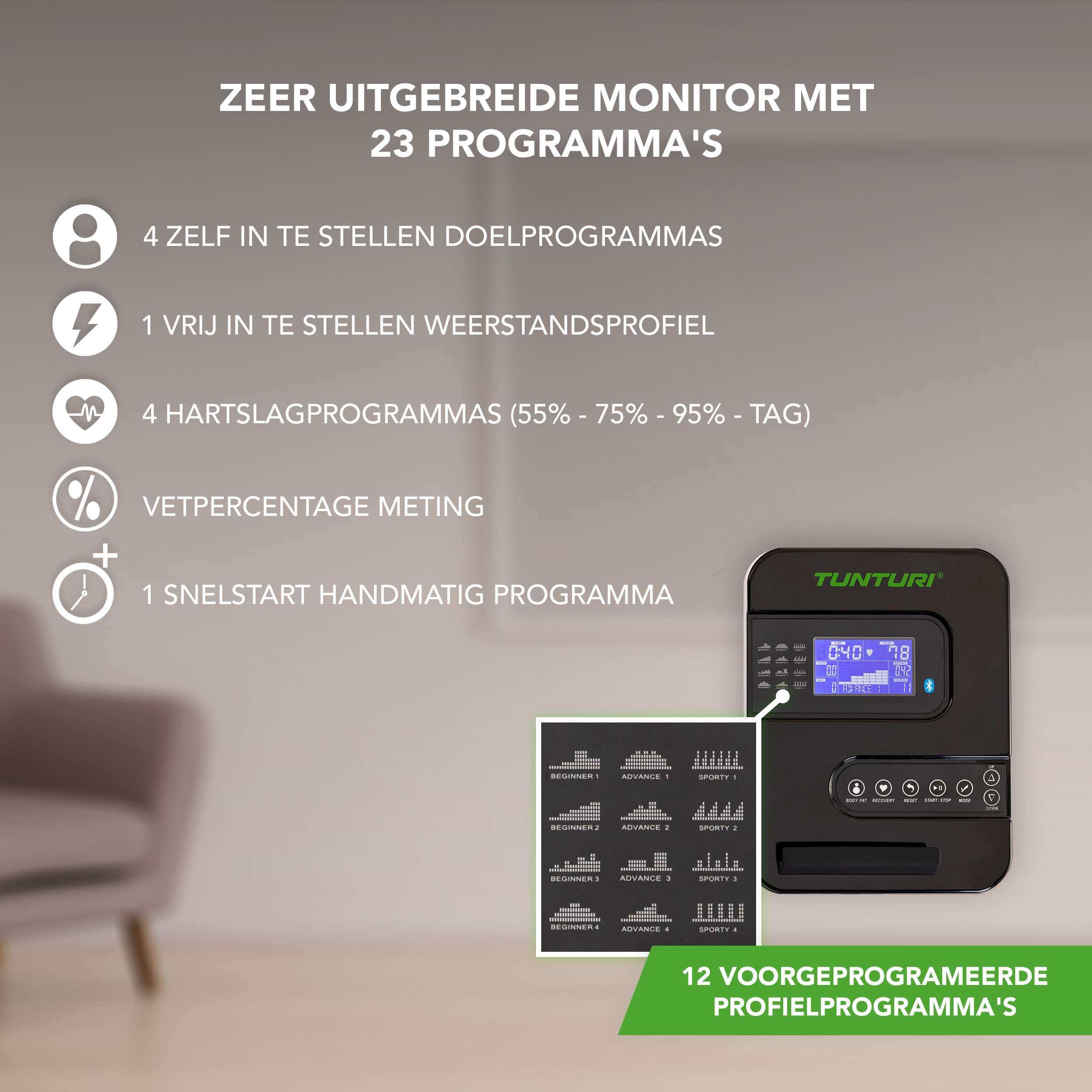 Tunturi Cardio Fit E35 Ergometer afbeelding 6