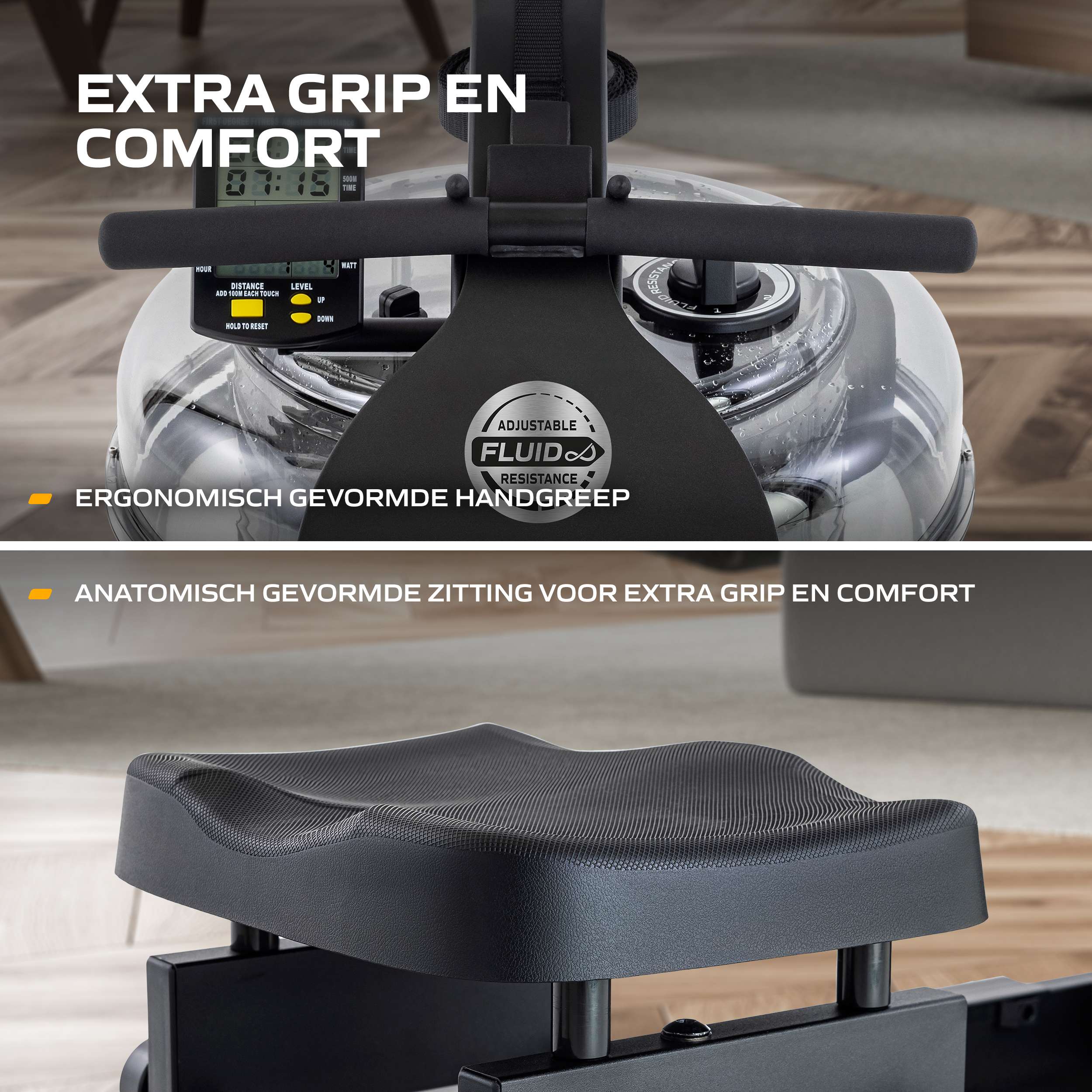 Fluid Rower Neon Plus Black (1/2) afbeelding 7