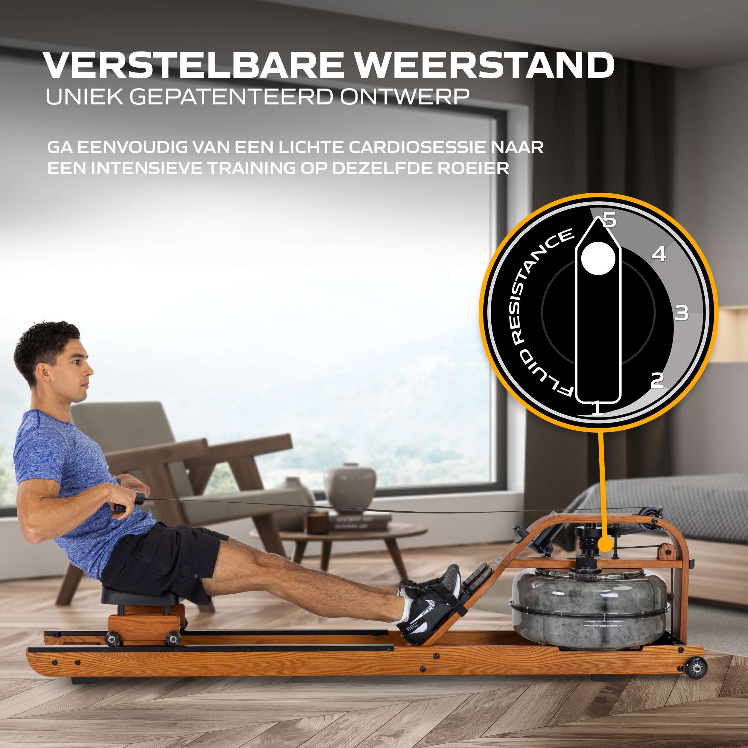 Fluid Rower Viking 3 V + SPH (1/2) afbeelding 3