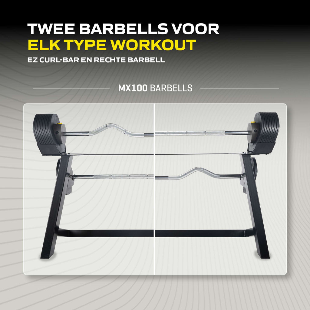 MX Select MX100 Barbell System & Stand (1/2) afbeelding 2