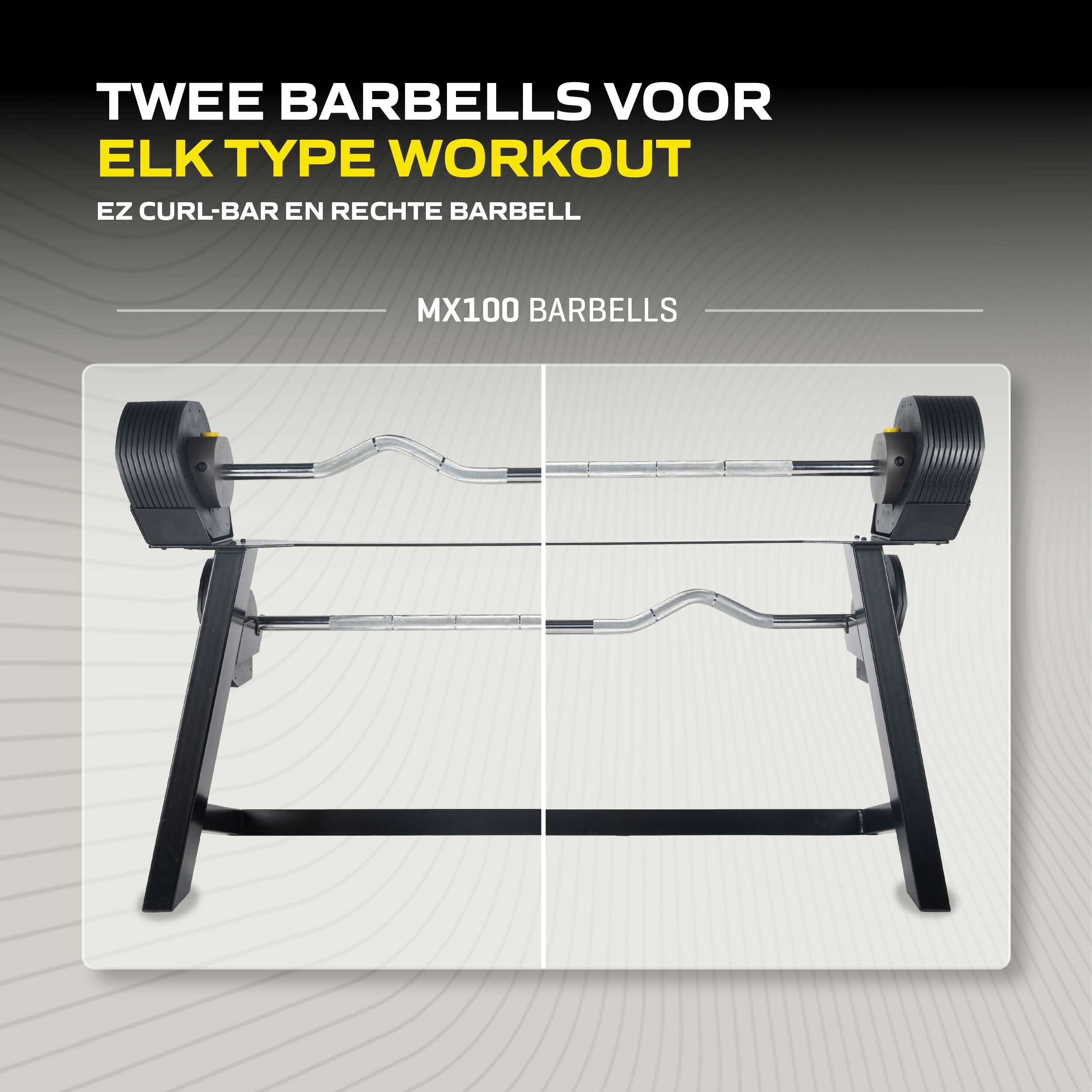 MX Select MX100 Barbell System & Stand (1/2) afbeelding 2
