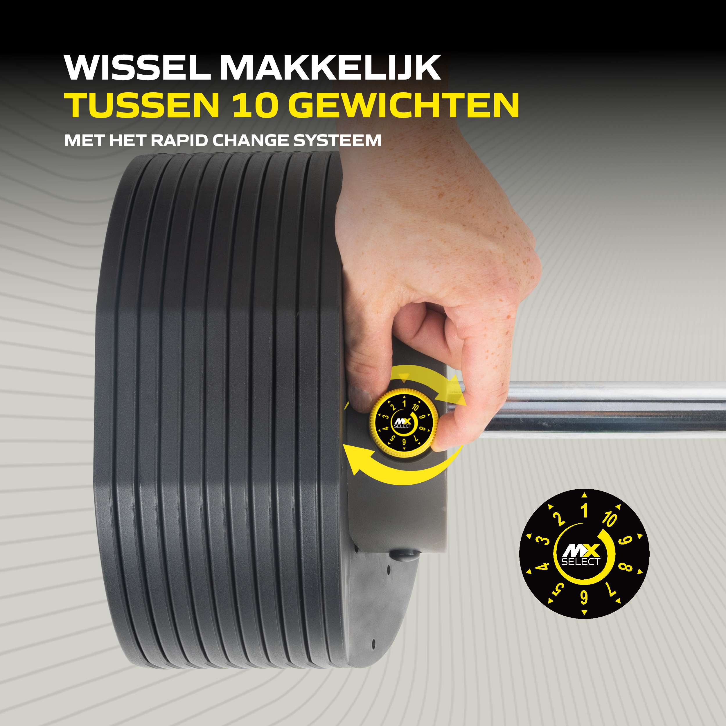 MX Select MX100 Barbell System & Stand (1/2) afbeelding 5