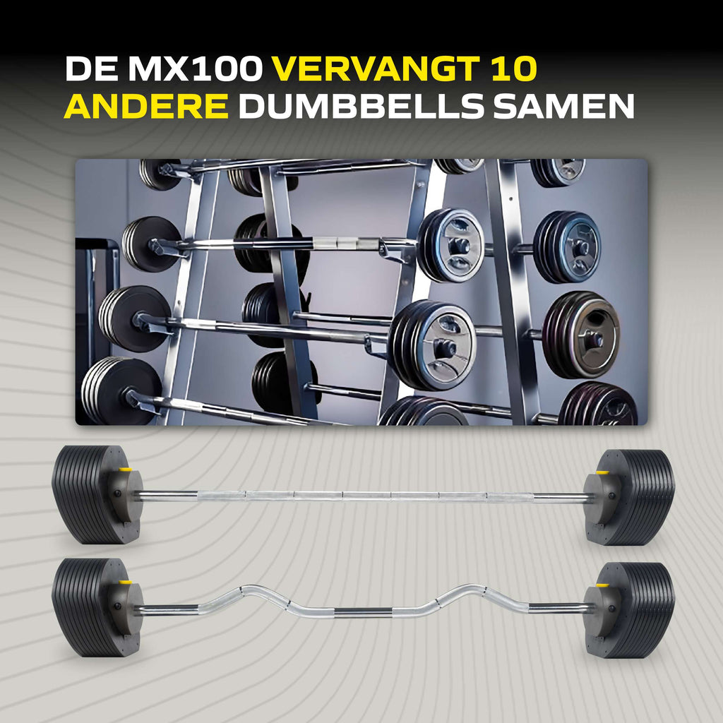 MX Select MX100 Barbell System & Stand (1/2) afbeelding 8