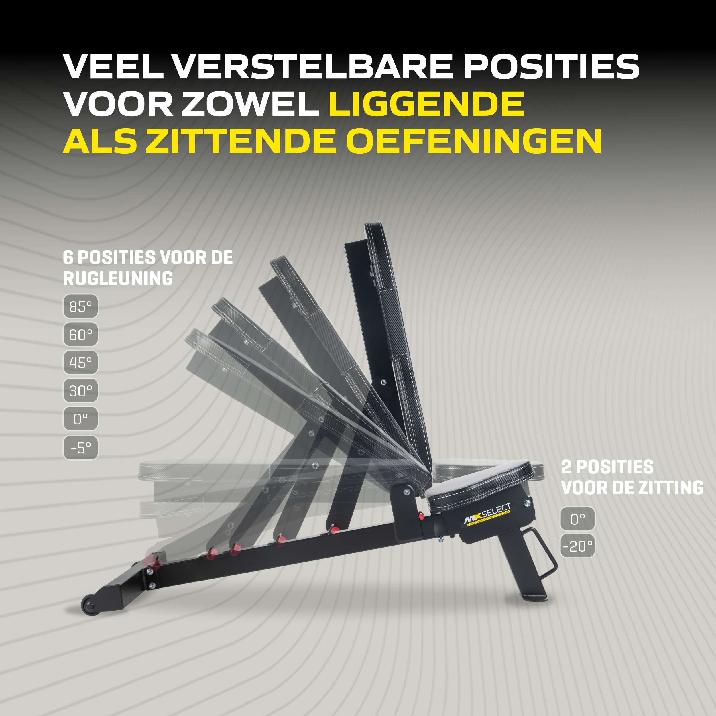 MX Select MX Adjustable Training Bench afbeelding 2