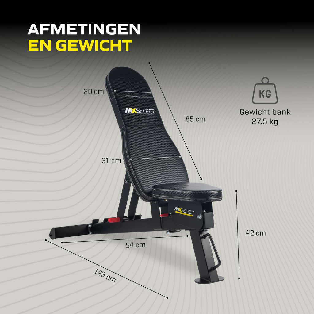 MX Select MX Adjustable Training Bench afbeelding 4