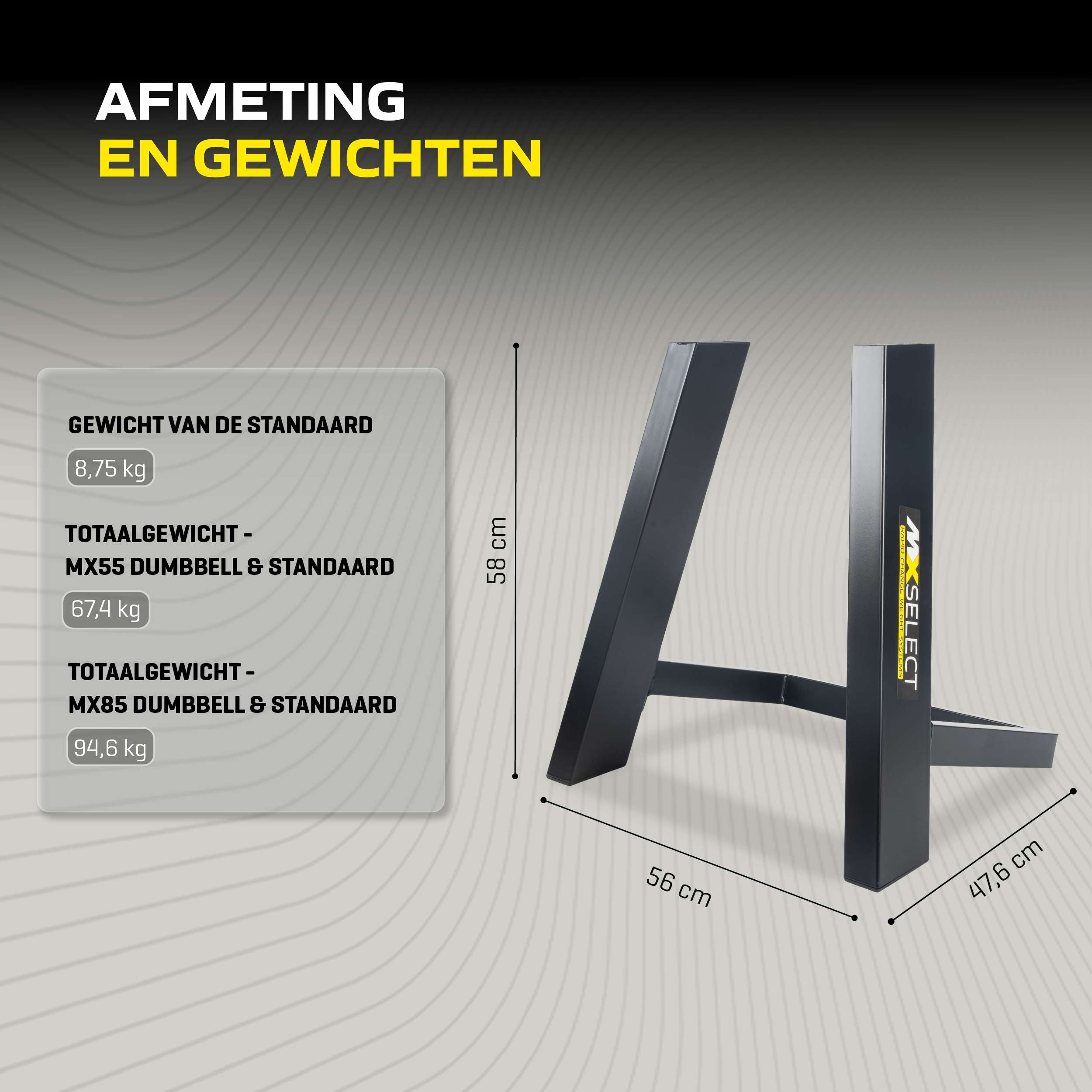 MX Select Dumbbells Stand afbeelding 3
