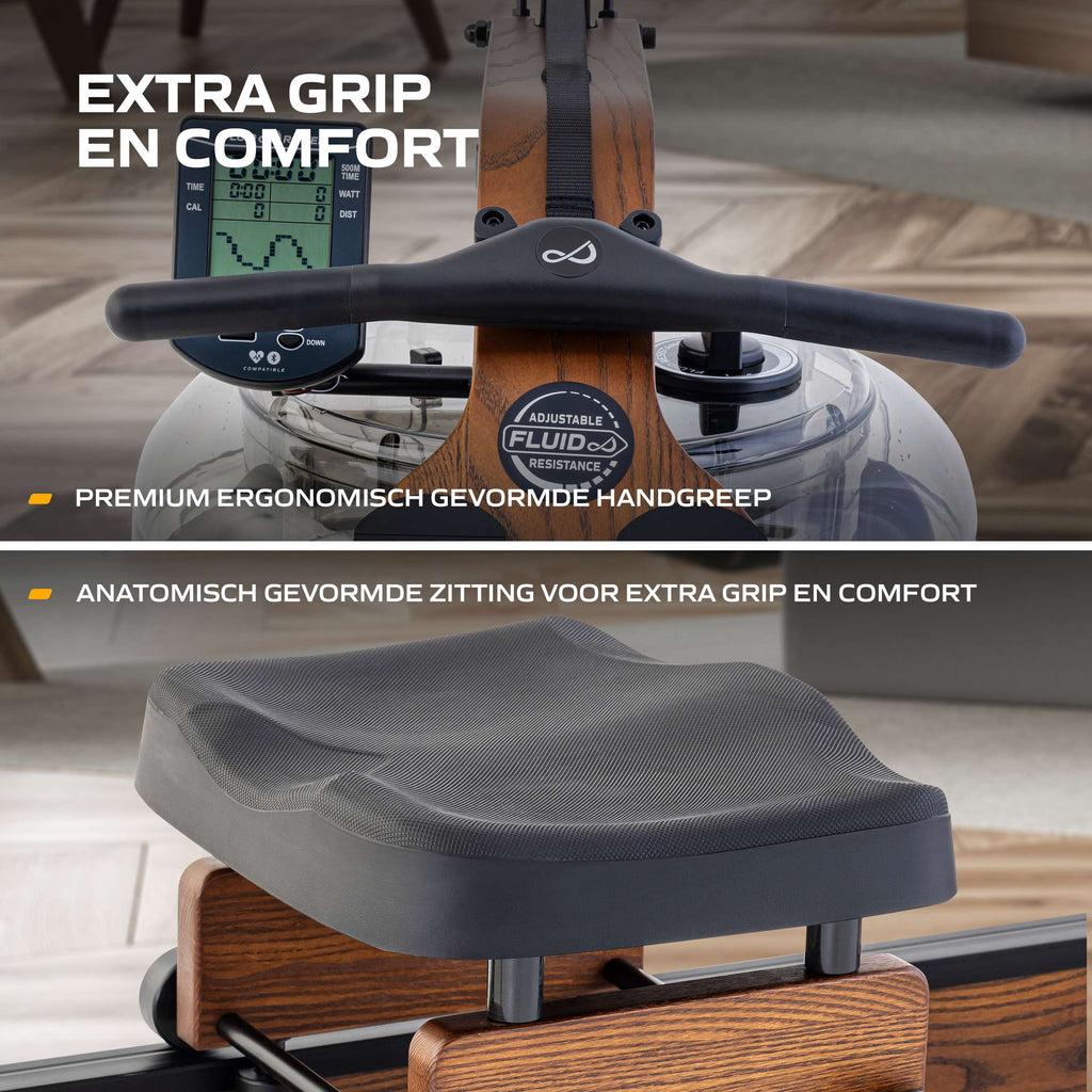 Fluid Rower Viking 3 XL (Walnut color) (1/2) afbeelding 6