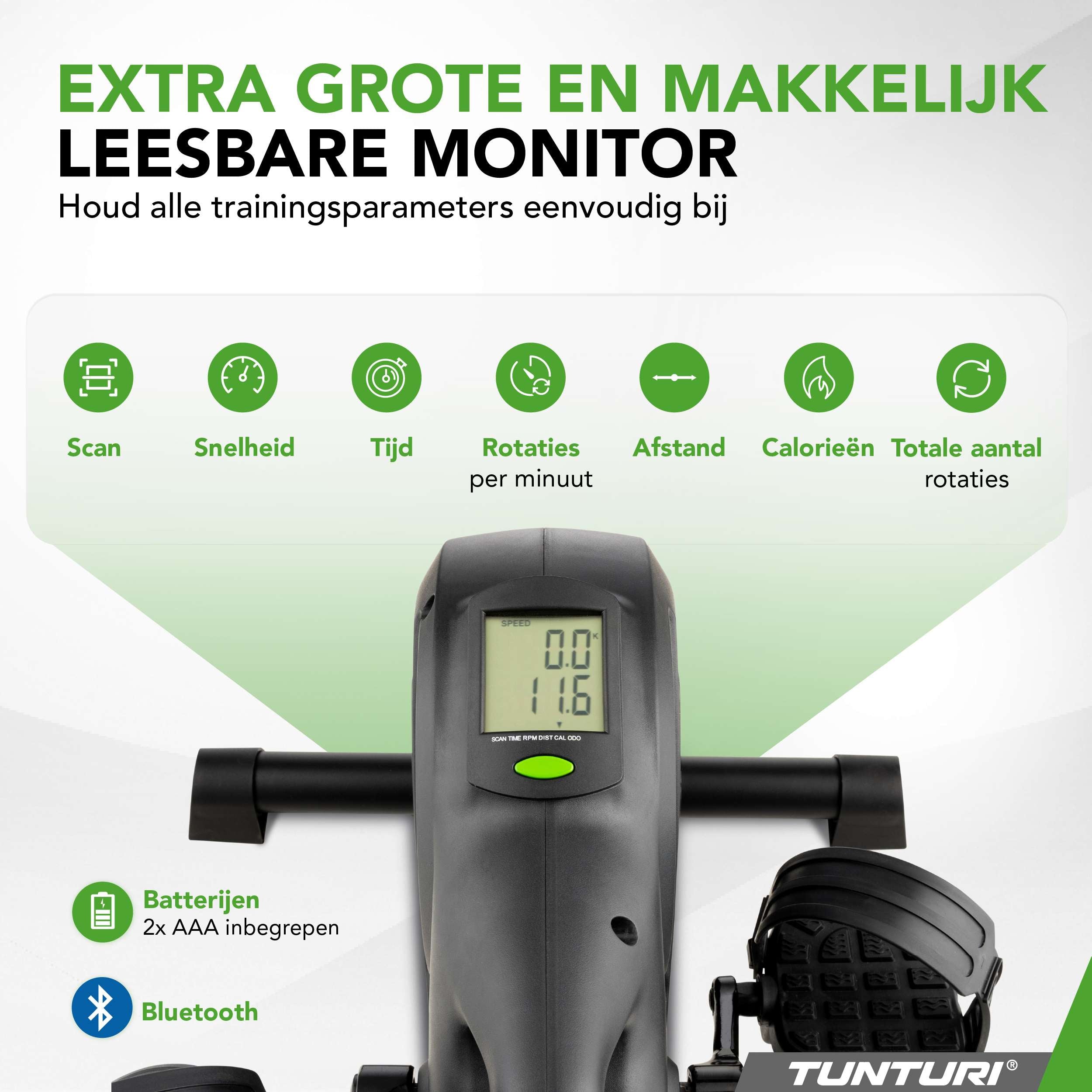 Tunturi Cardio Fit M40 Minibike Magnetic afbeelding 3