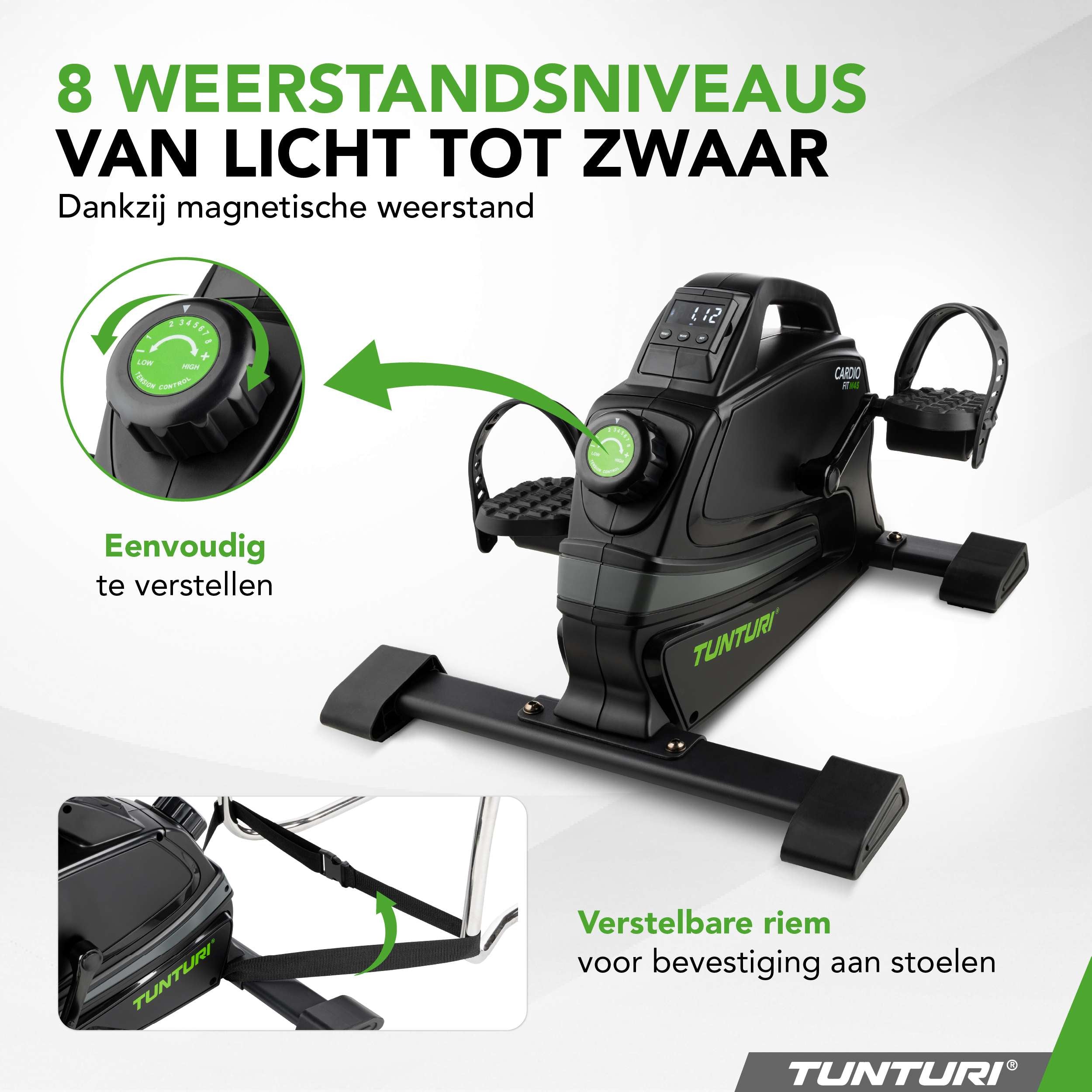 Tunturi Cardio Fit M45 Minibike Magnetic afbeelding 4