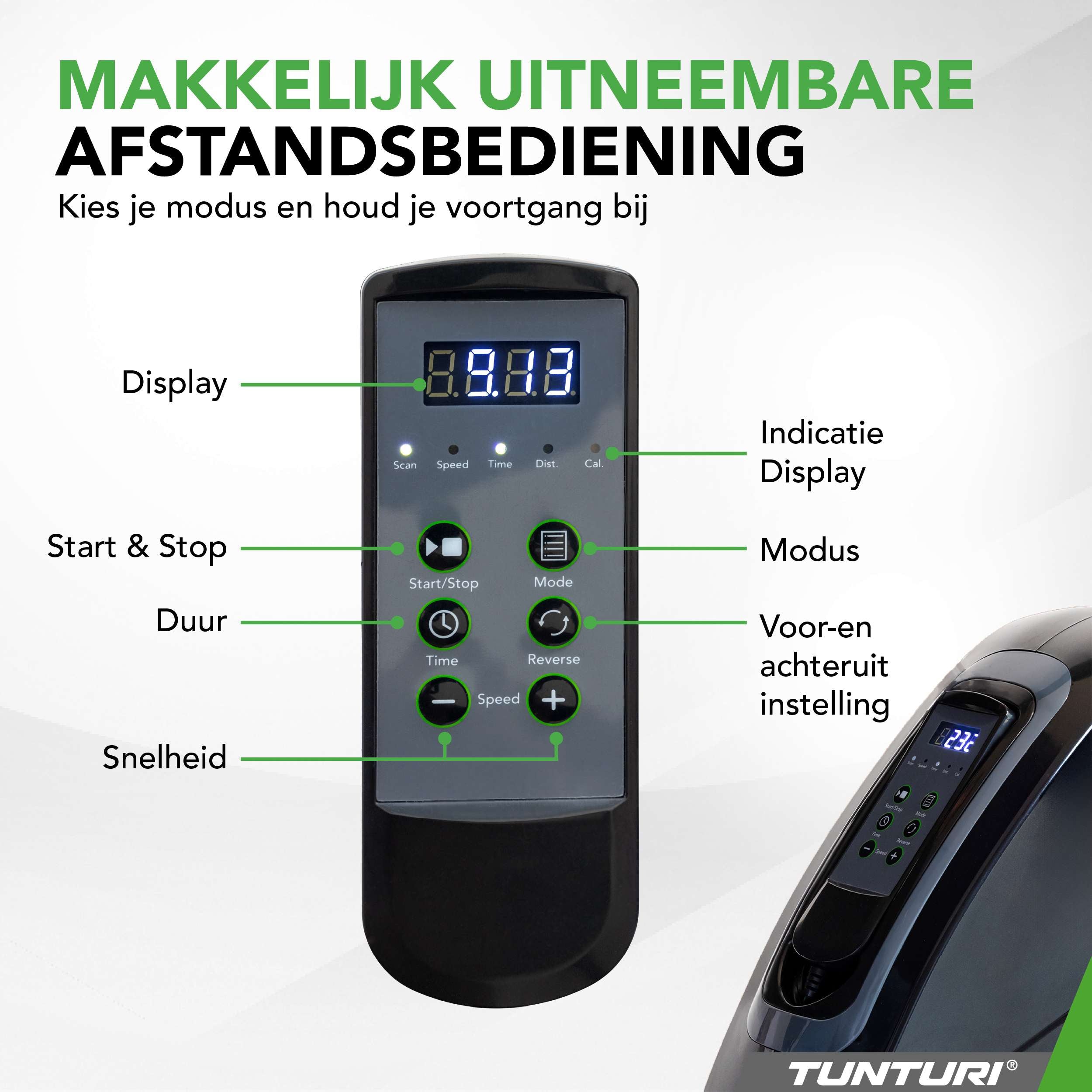 Tunturi Cardio Fit M50 Minibike Motorized afbeelding 4