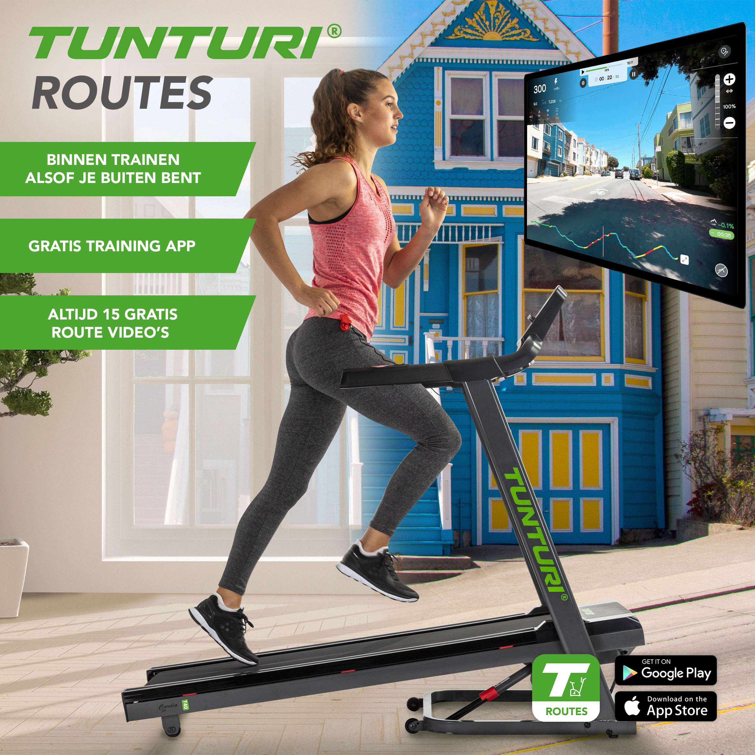Tunturi Cardio Fit T40 Treadmill afbeelding 2