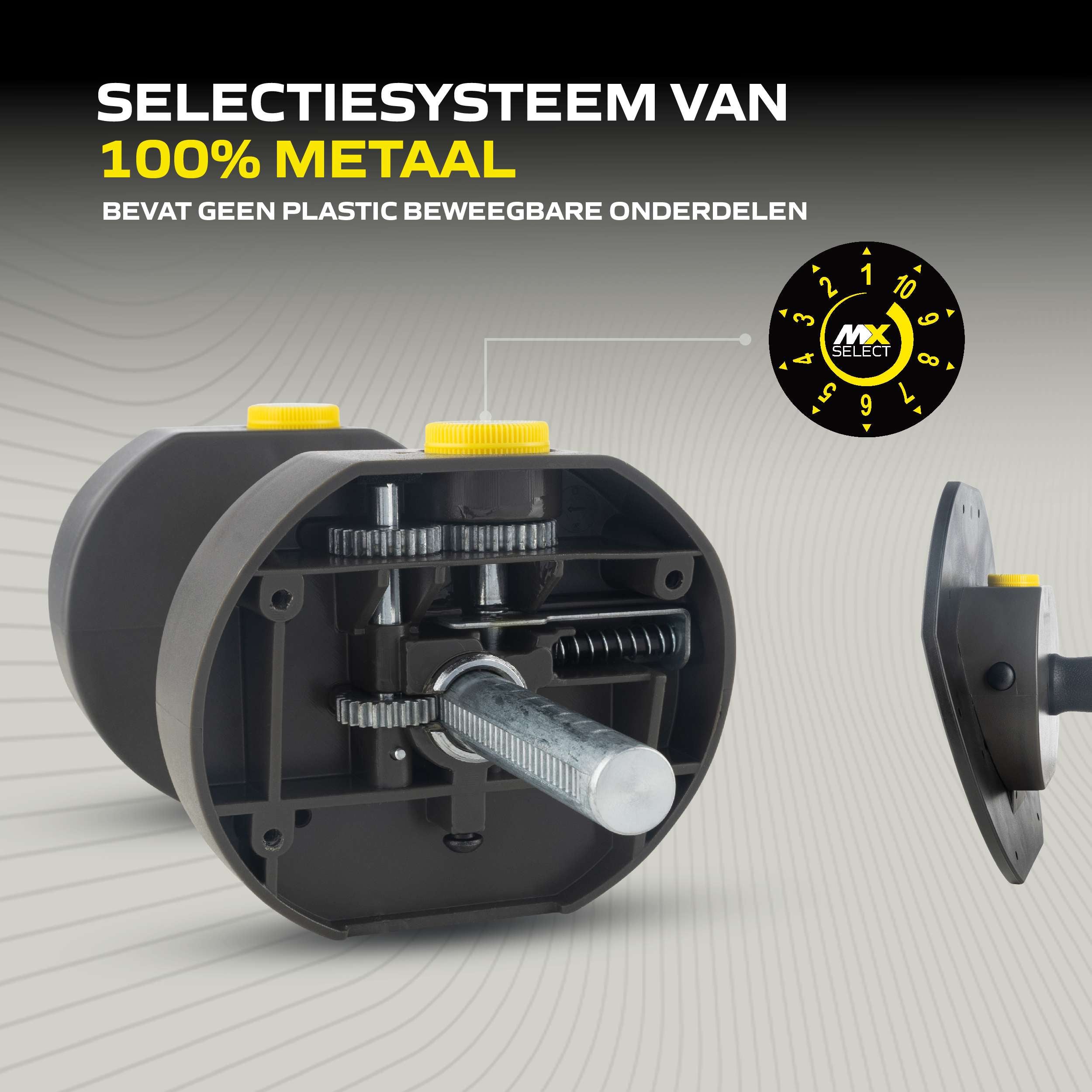 MX Select MX55 Dumbbells 4,5 - 24,9 KG CH afbeelding 3