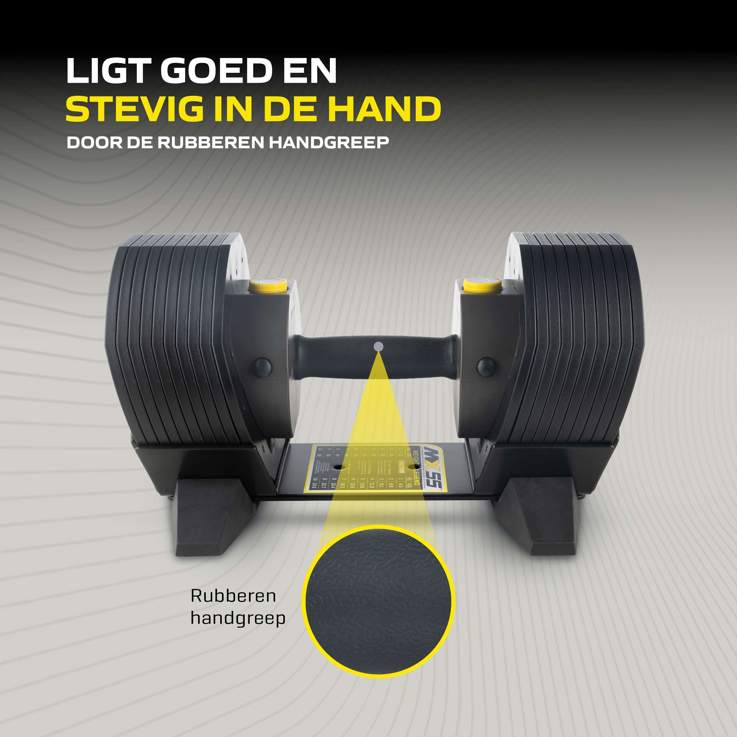 MX Select MX55 Dumbbells 4,5 - 24,9 KG CH afbeelding 4