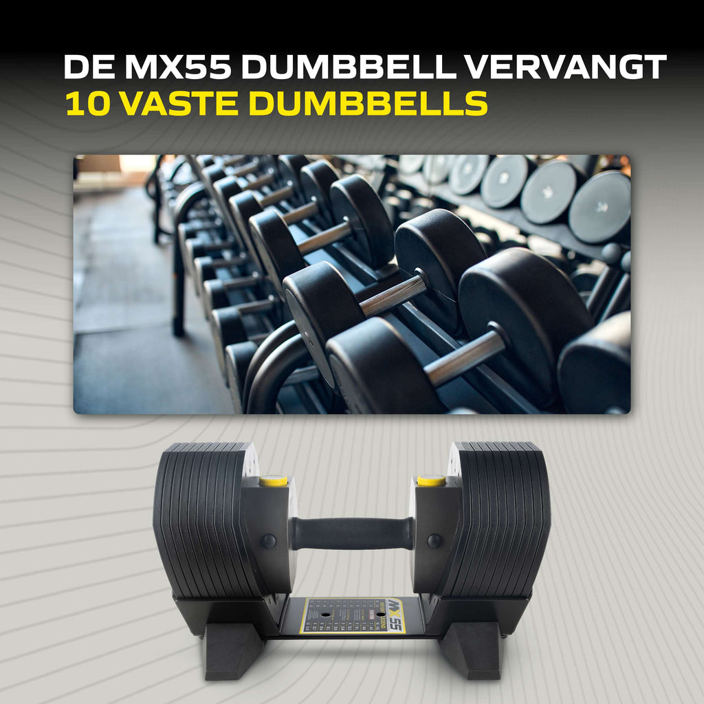 MX Select MX55 Dumbbells 4,5 - 24,9 KG CH afbeelding 8