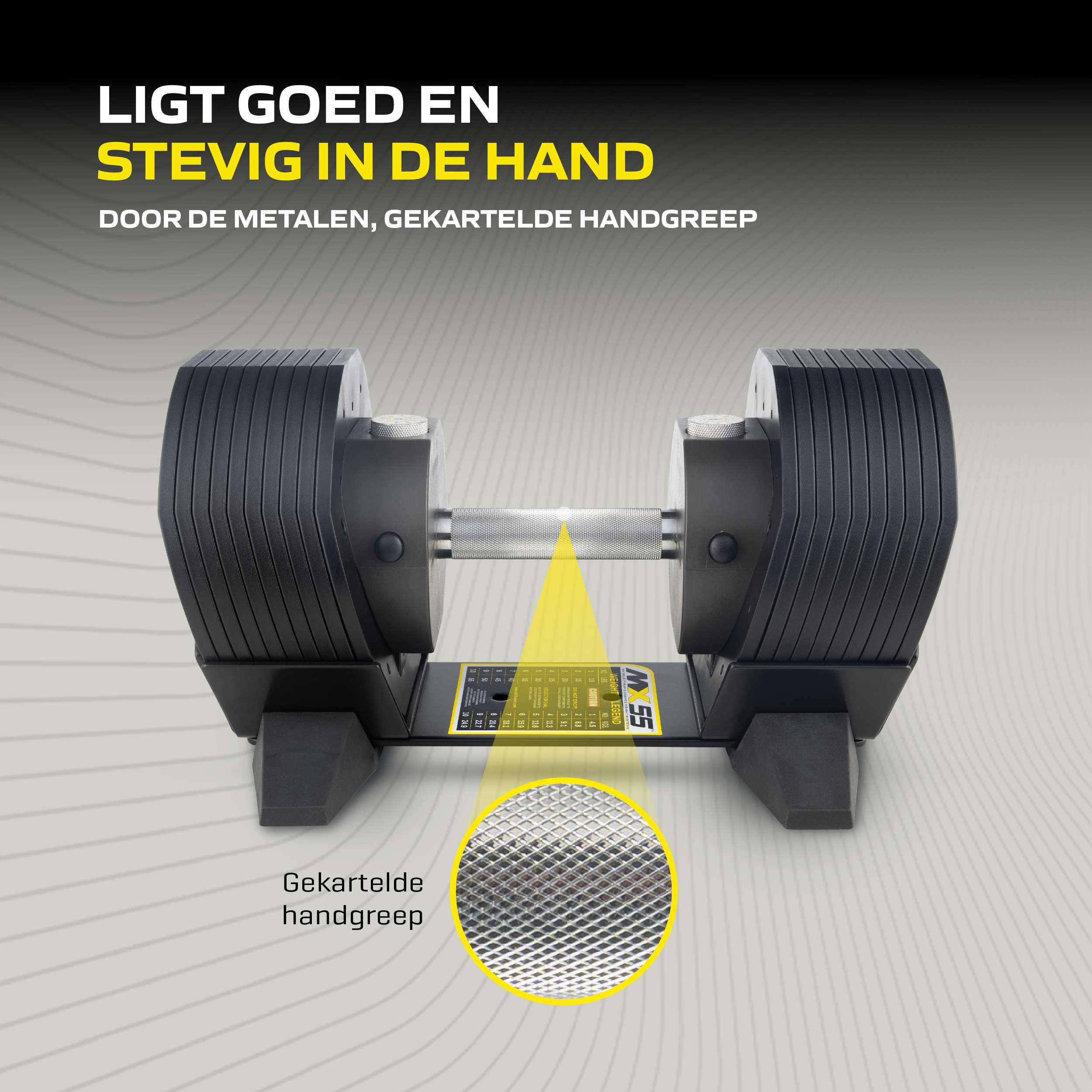 MX Select MX55 Dumbbells 4,5 - 24,9 KG KH afbeelding 4