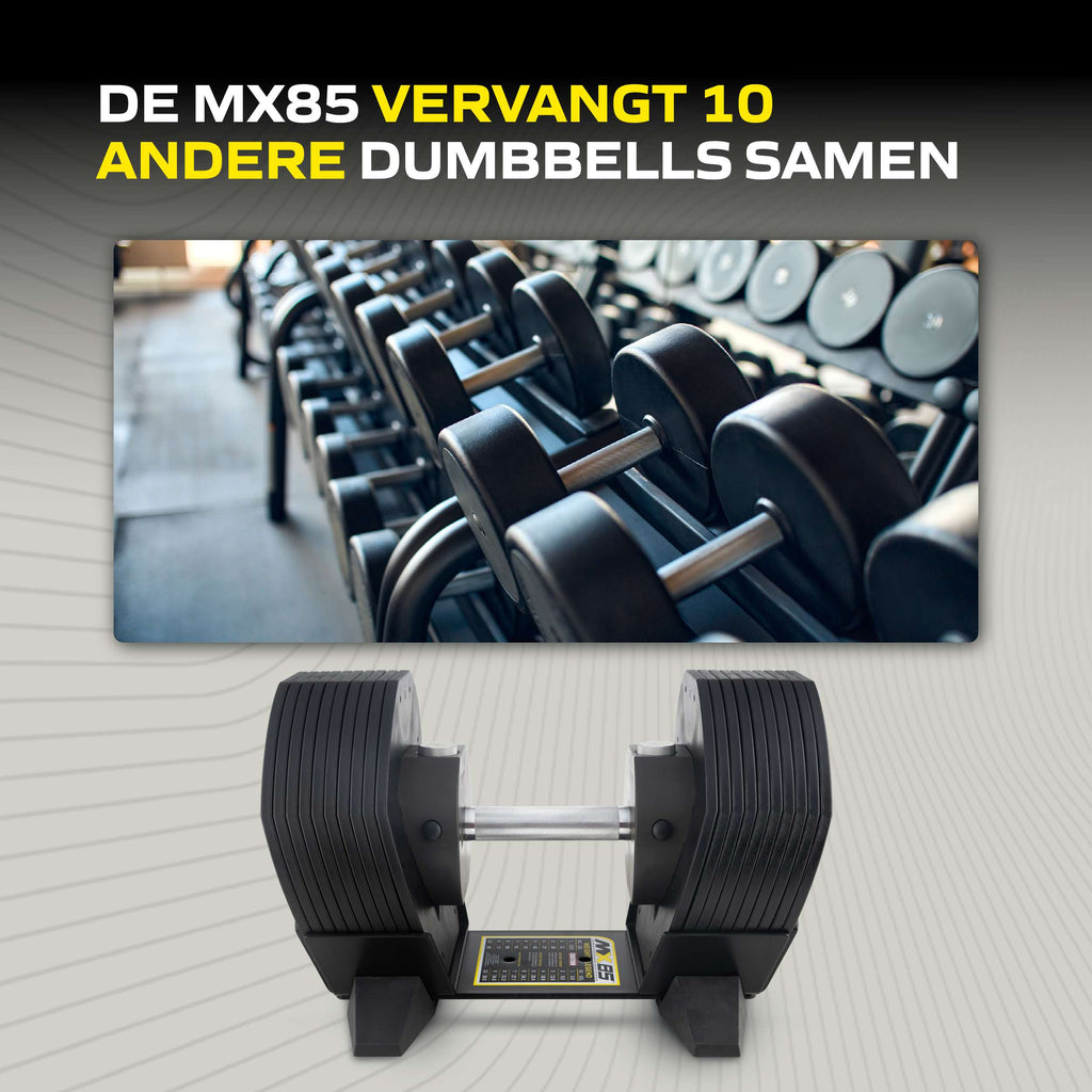 MX Select MX85 Dumbbells 5,6 - 38,6 KG KH afbeelding 8