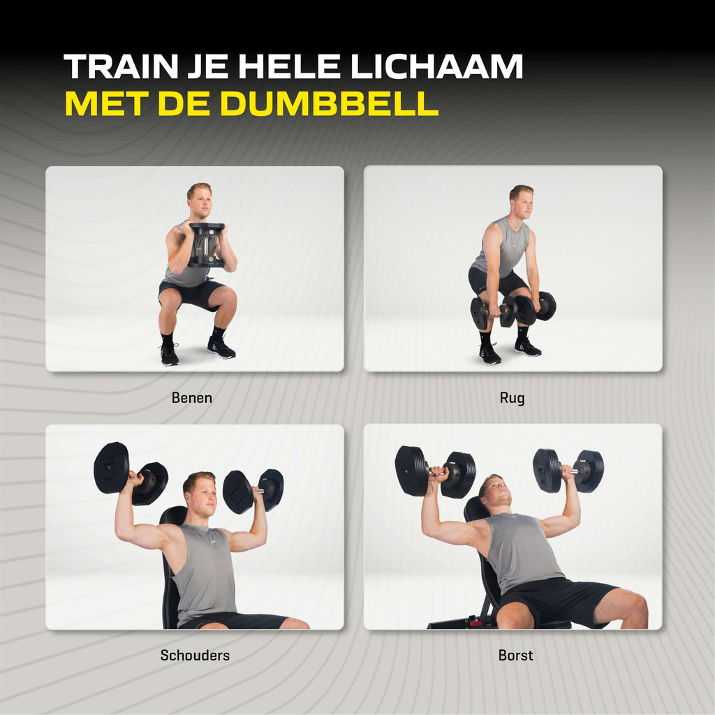 MX Select MX85 Dumbbells 5,6 - 38,6 KG KH afbeelding 10