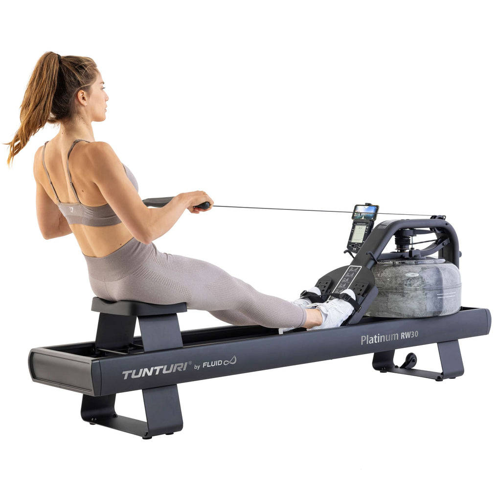 Tunturi Platinum RW30 Rower, By Fluid (1/2) afbeelding 10
