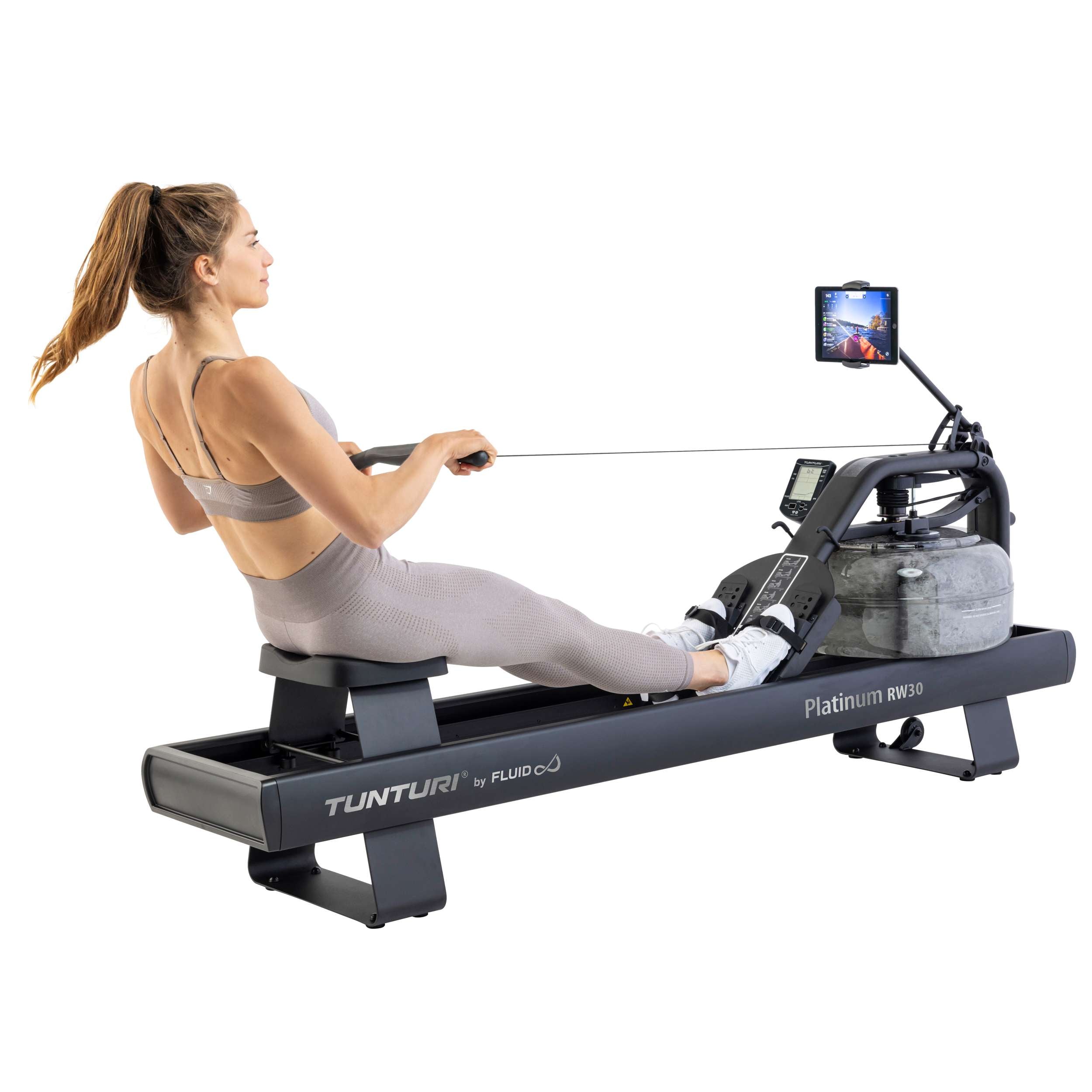 Tunturi Platinum RW30 Rower, By Fluid (1/2) afbeelding 11