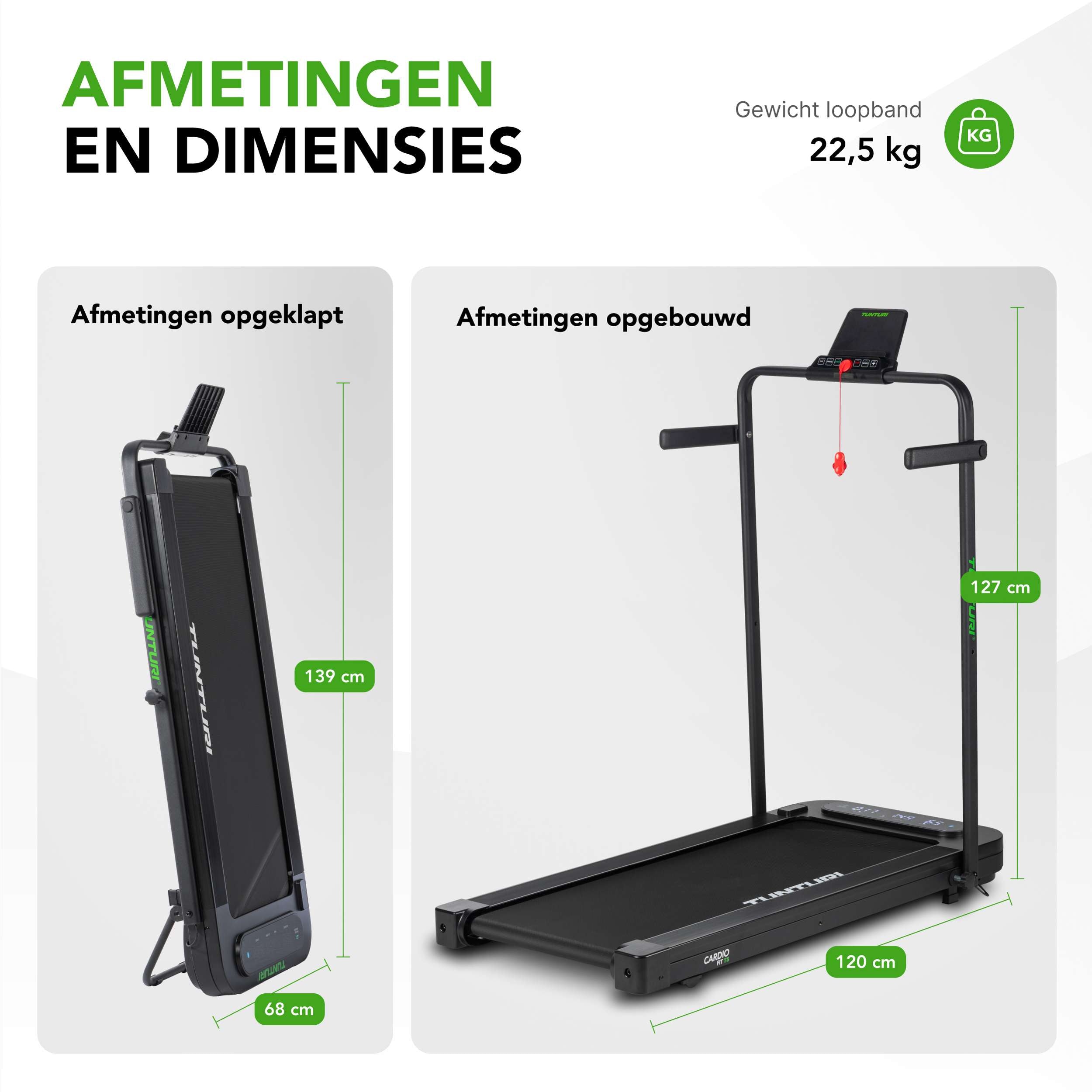 Tunturi Cardio Fit T5 Treadmill afbeelding 3