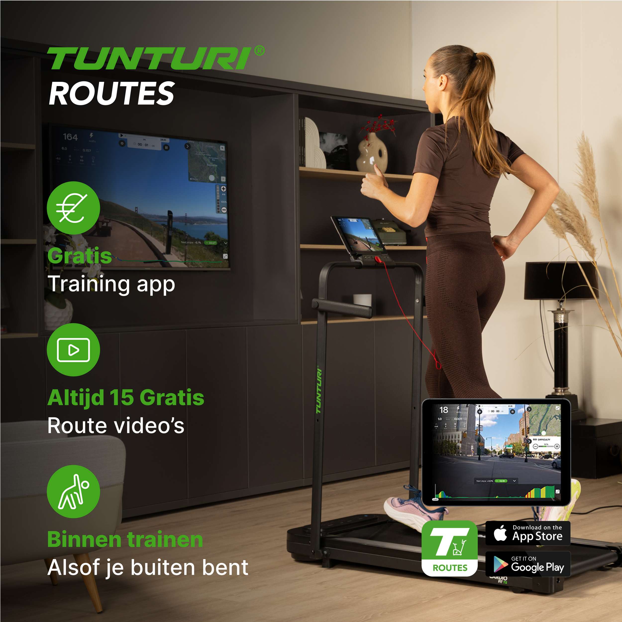 Tunturi Cardio Fit T5 Treadmill afbeelding 9