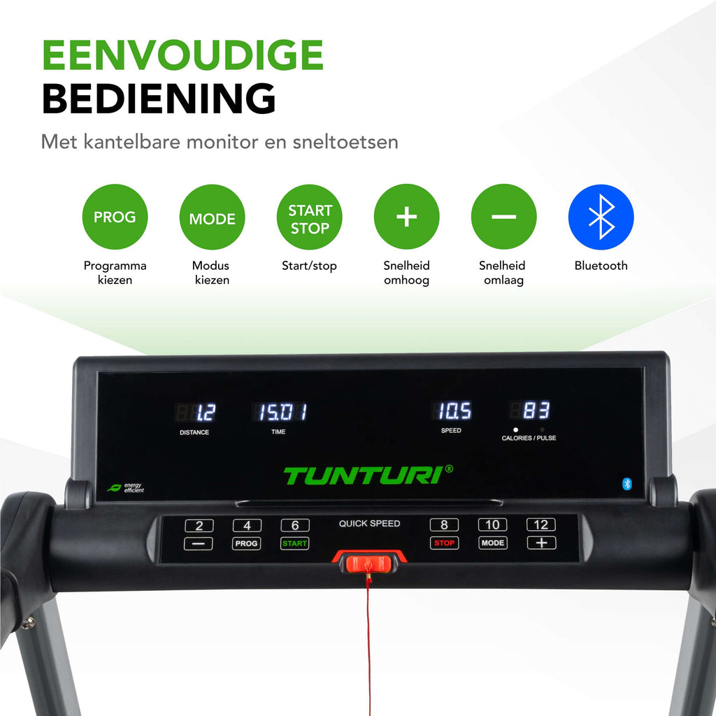 Tunturi Cardio Fit T25 Treadmill (BT) afbeelding 3
