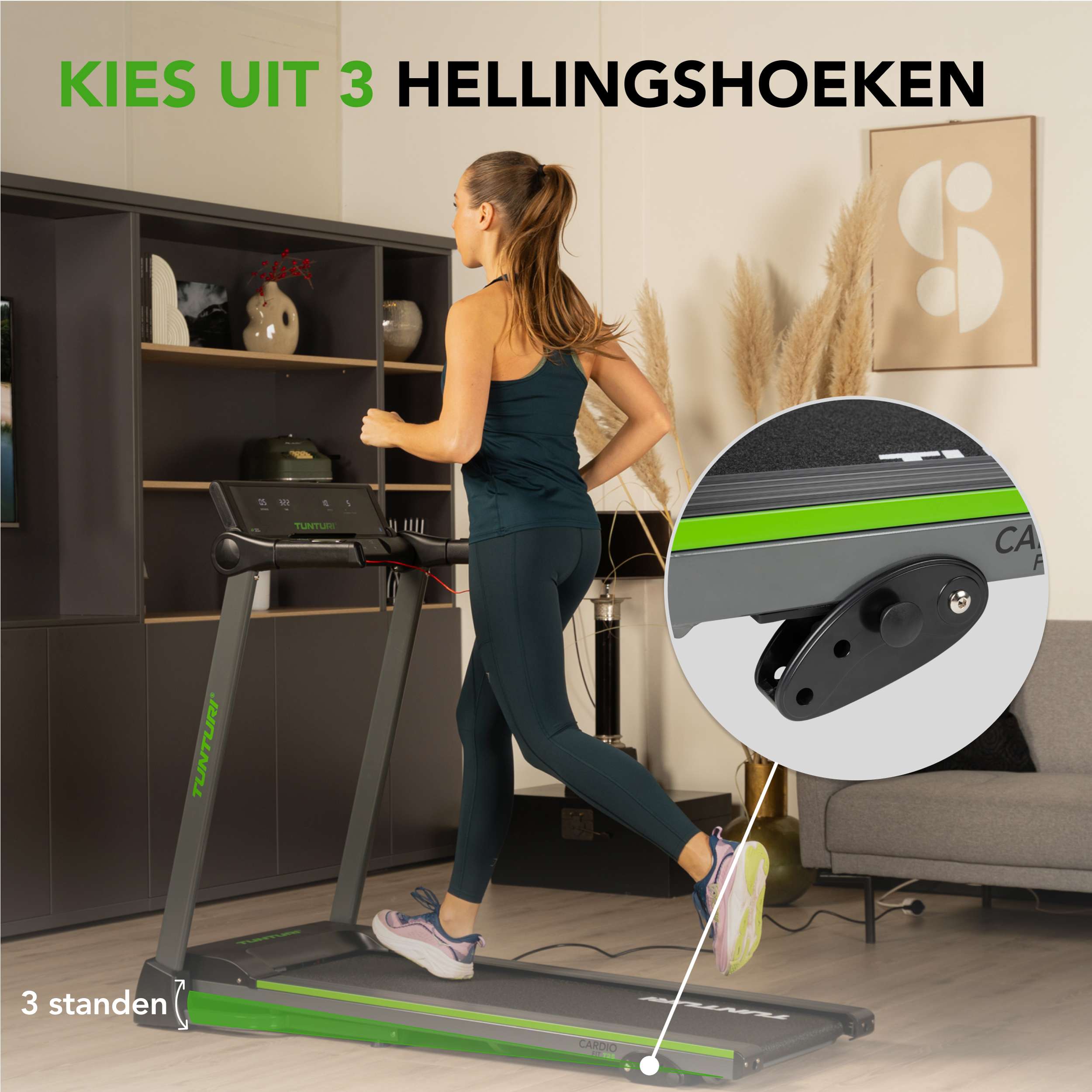 Tunturi Cardio Fit T25 Treadmill (BT) afbeelding 5